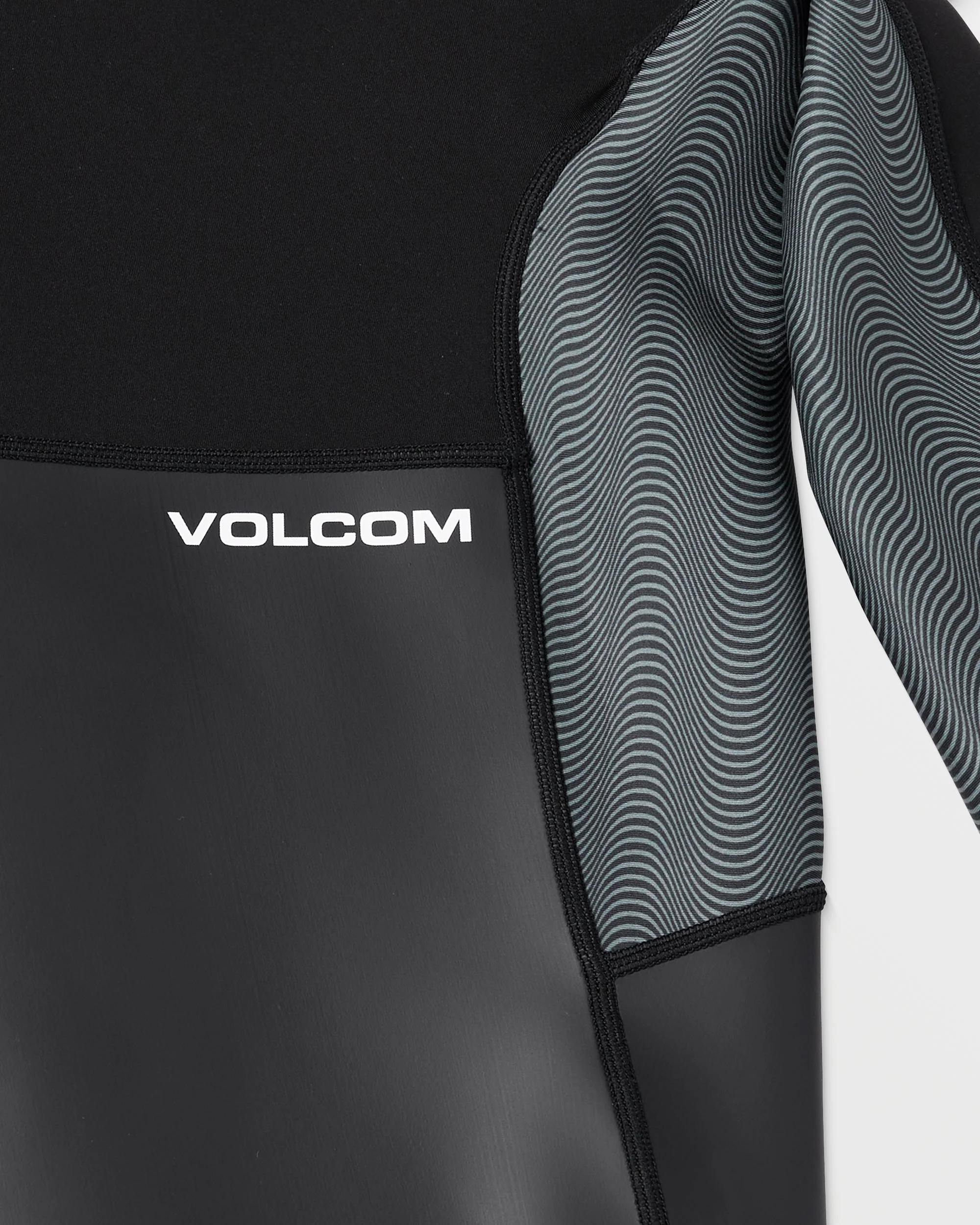 1.5Mm Front Zip Neoprene Jacke - BLACK - Image 7