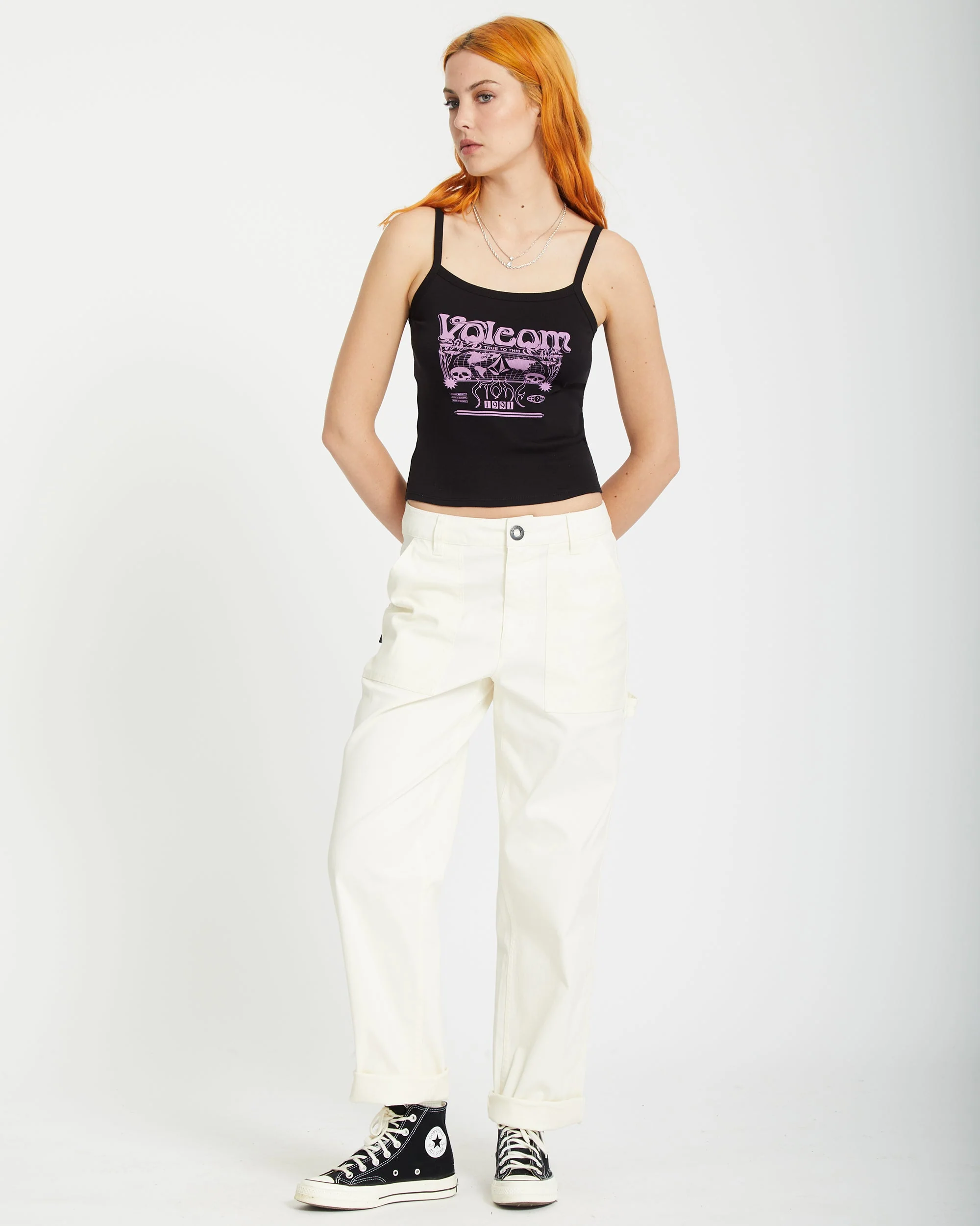 1991 Strappy Tanktop - BLACK - Image 4