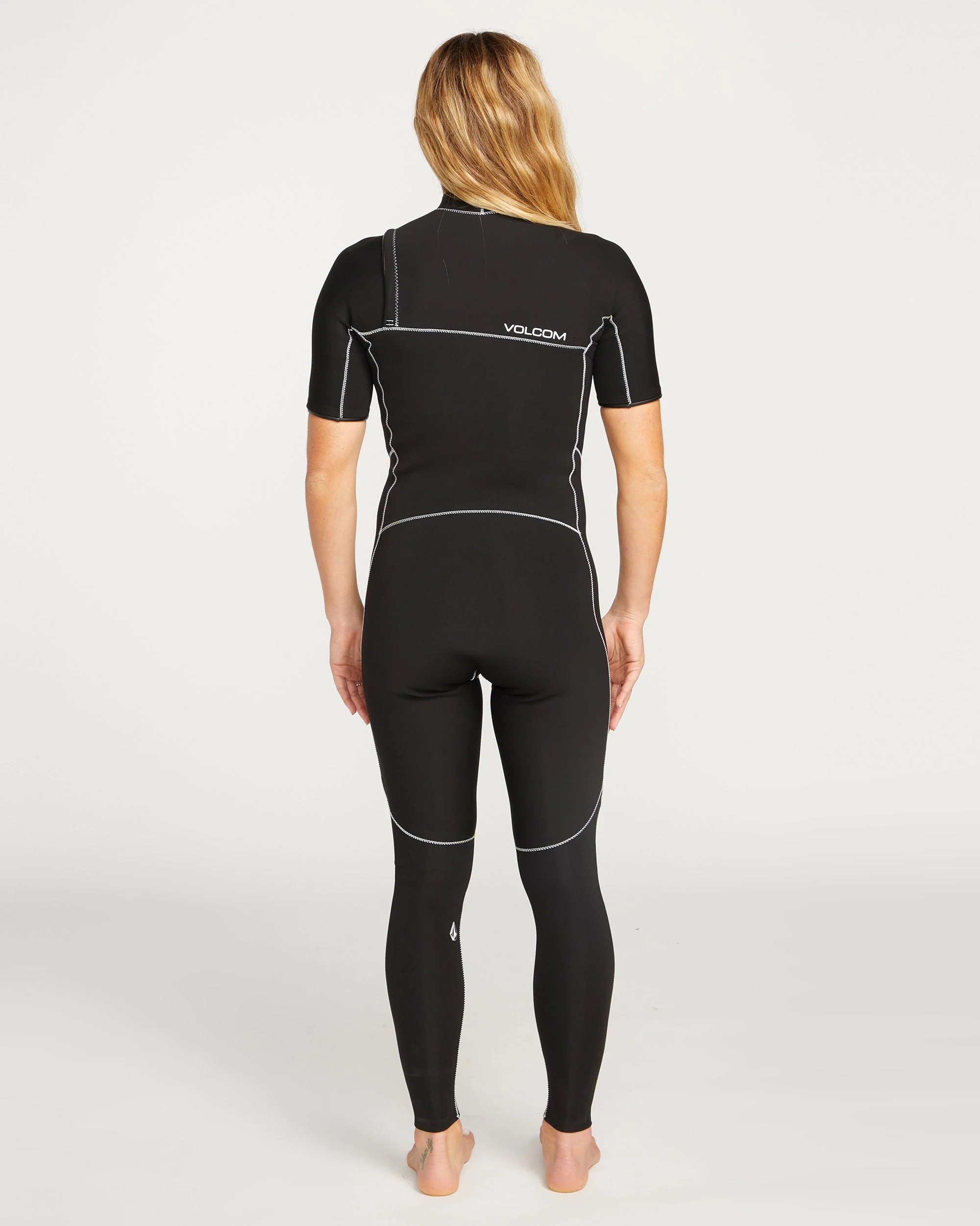 2Mm Shorts sleeve Chest Zip Neoprenanzug - BLACK - Image 2