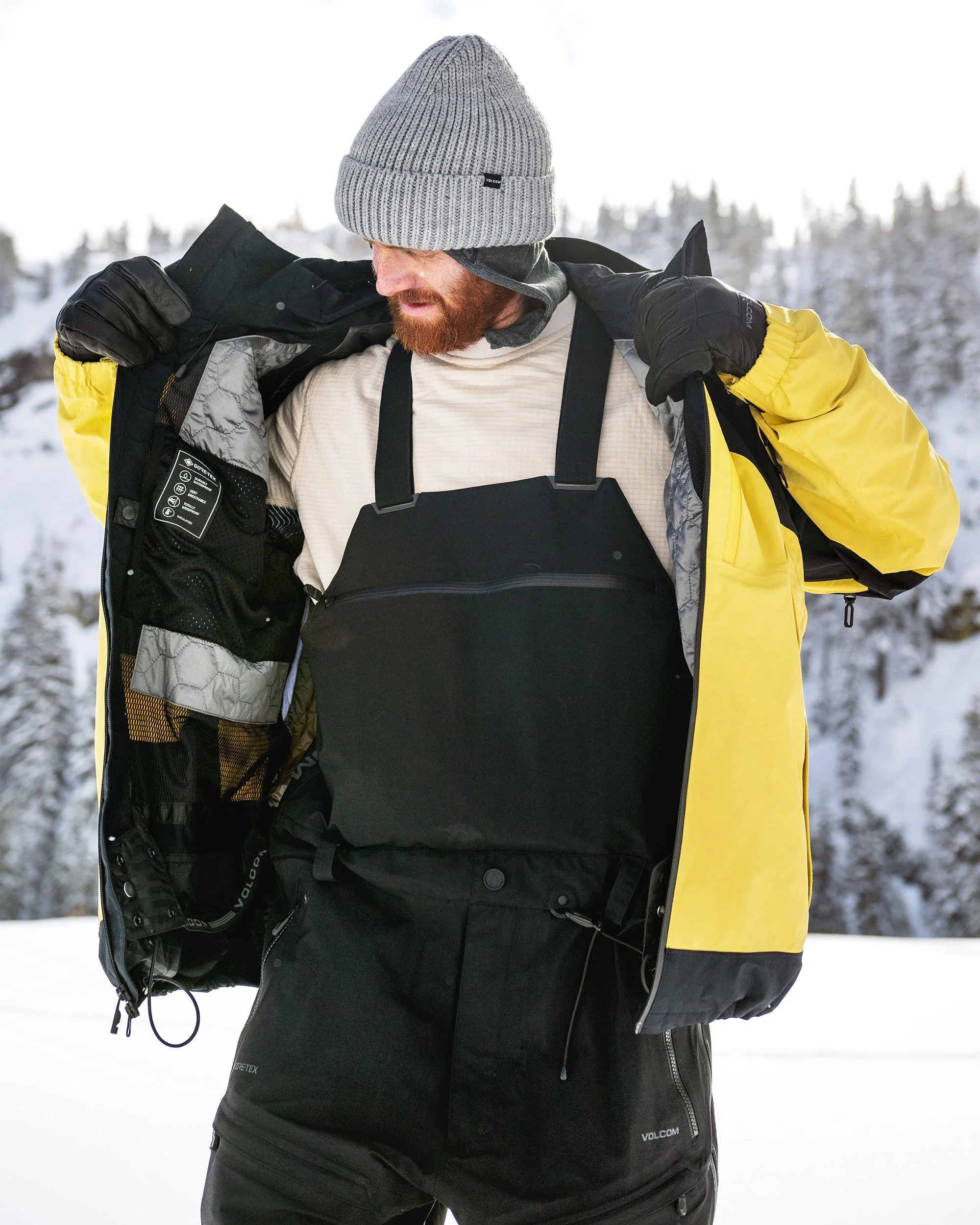 3L Gore-Tex Bib Latzhose - Black - Image 2