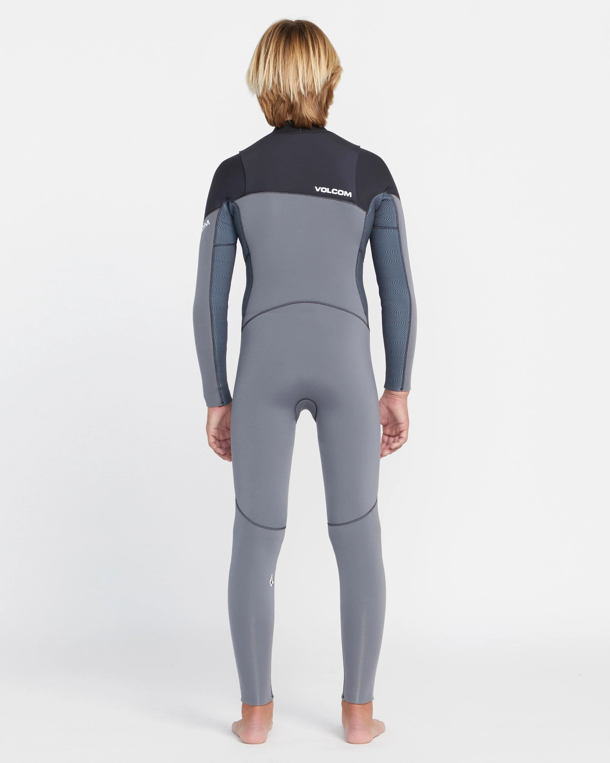 Modulator 4/3Mm Chest Zip Long Sleeve Neoprenanzug - Charcoal  - (KINDER) - Image 2