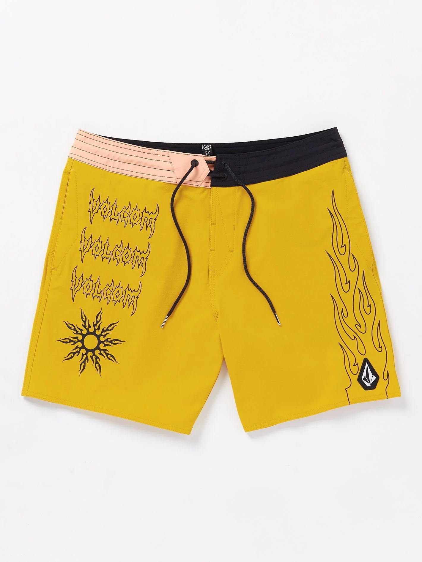 About Time Liberators 17" Boardshort - LEMON - Image 3