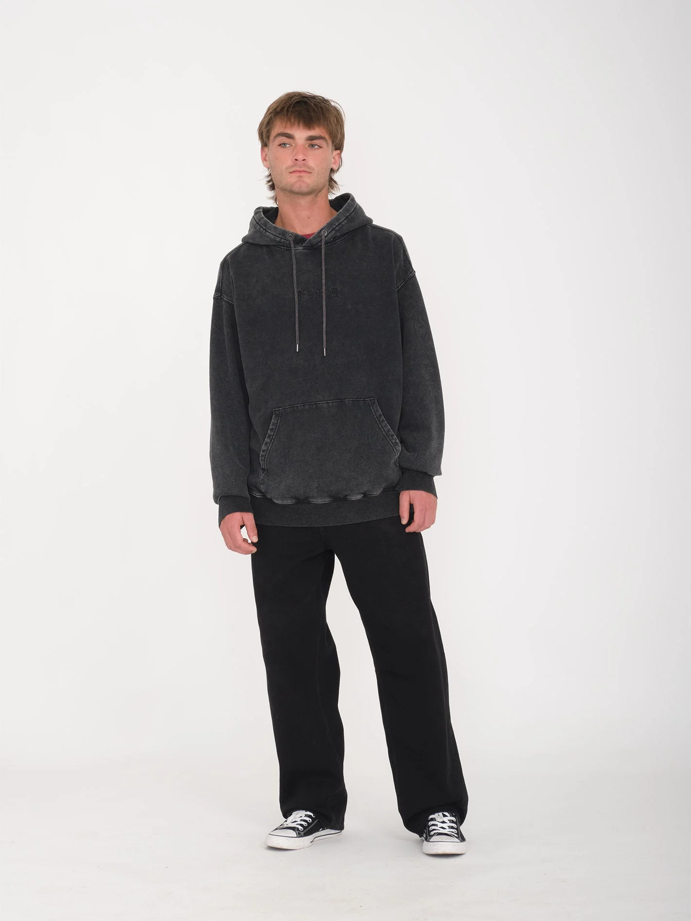 Acid Wall Kapuzenpullover - BLACK - Image 3