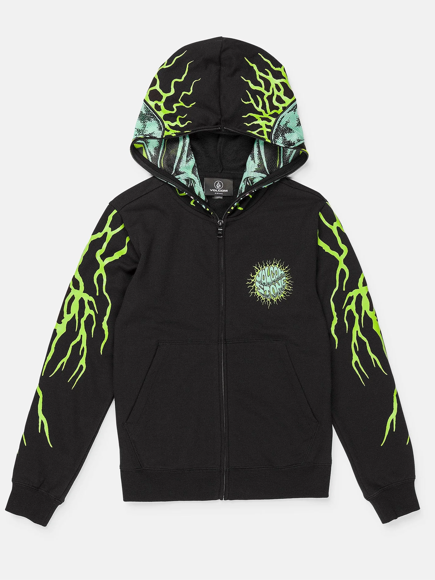 Alien Full Zip Hoodie - Black - (KINDER) - Image 10