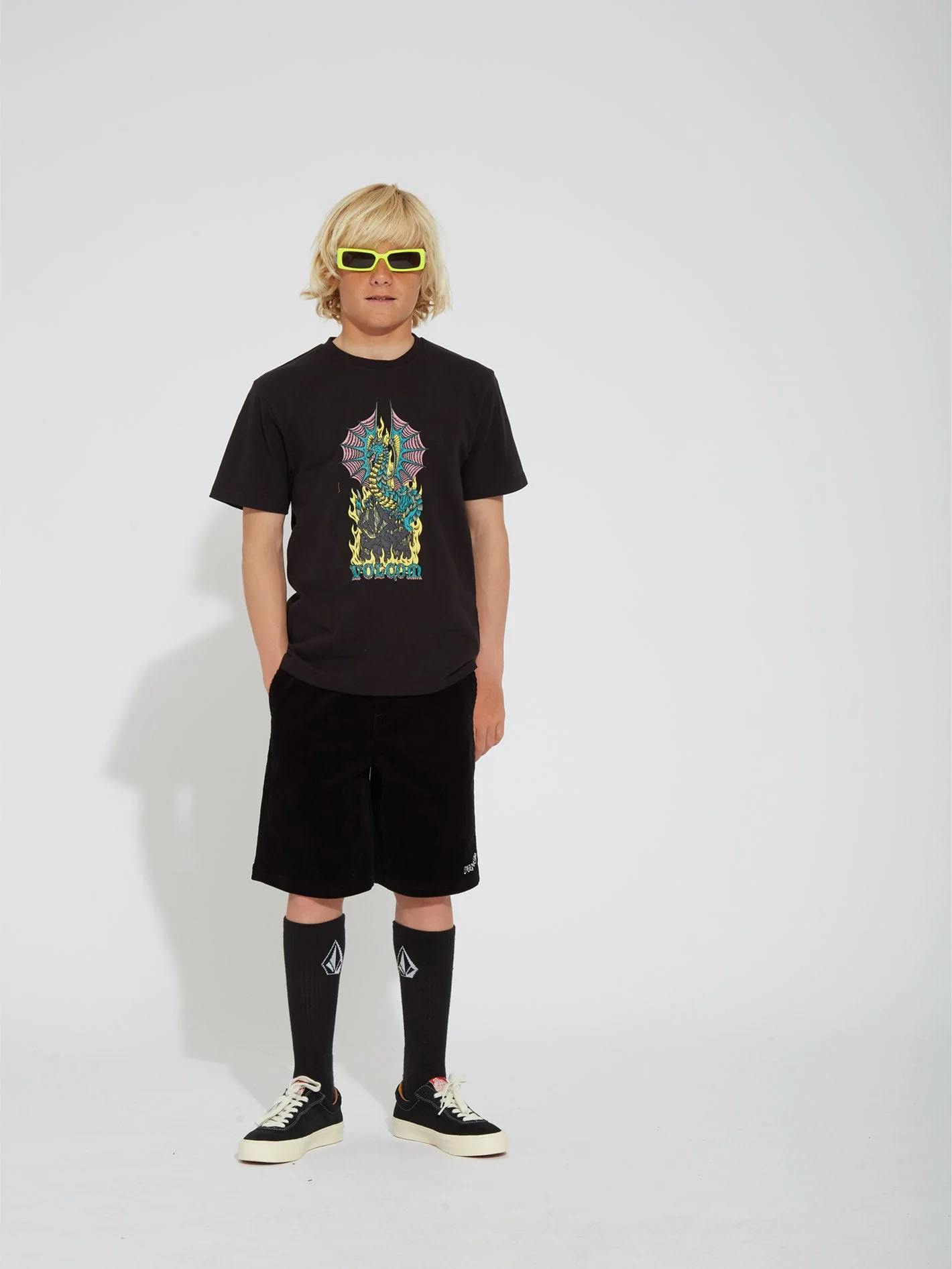 Alstone T-Shirt - BLACK - (KINDER) - Image 5