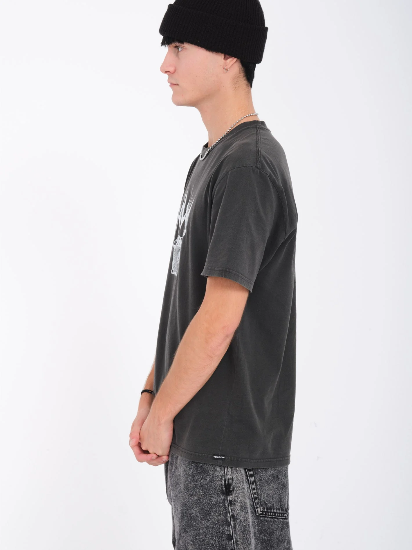 Amplified Stone T-Shirt - BLACK - Image 5