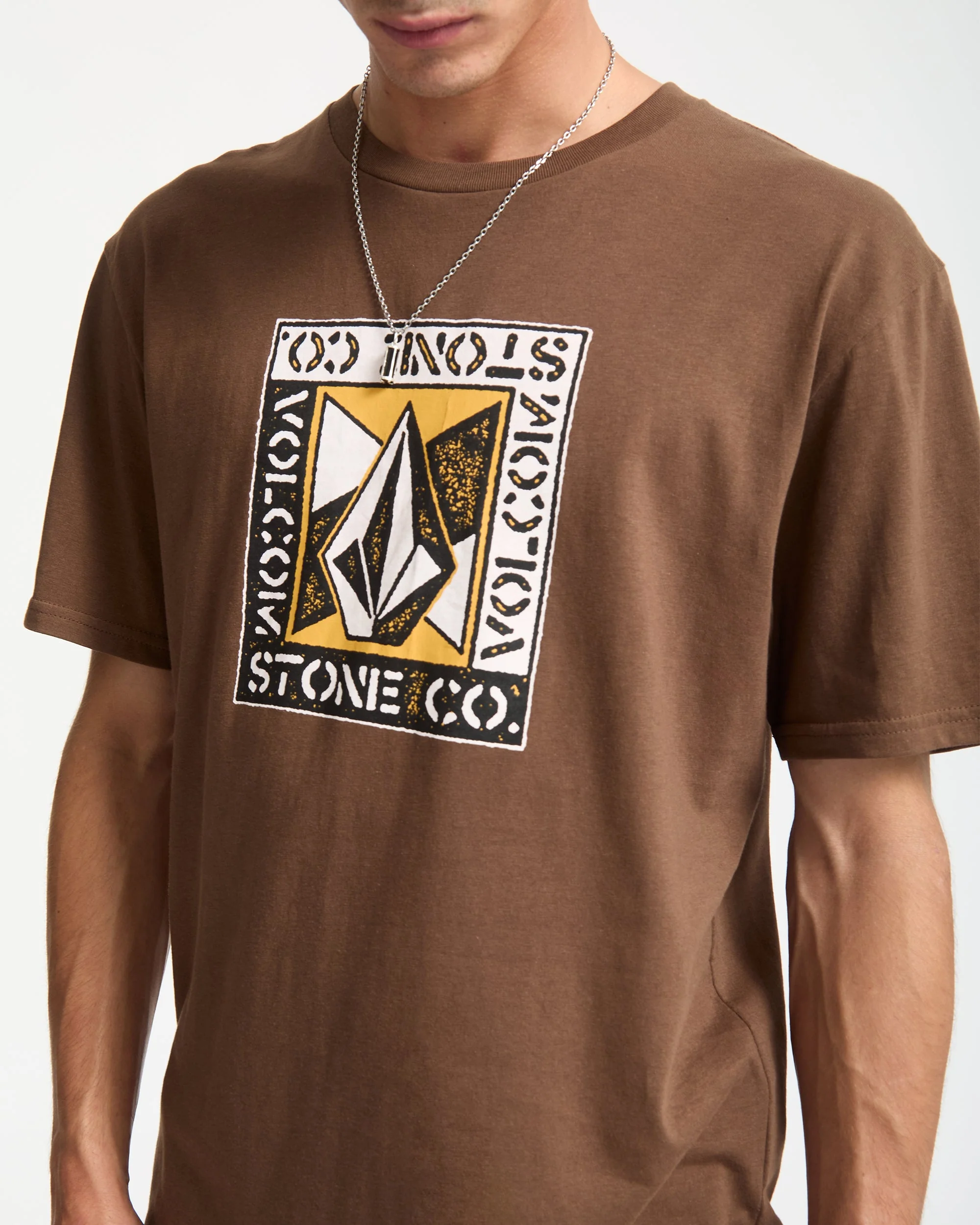 Angle Iron T-Shirt - Brown Stone - Image 5