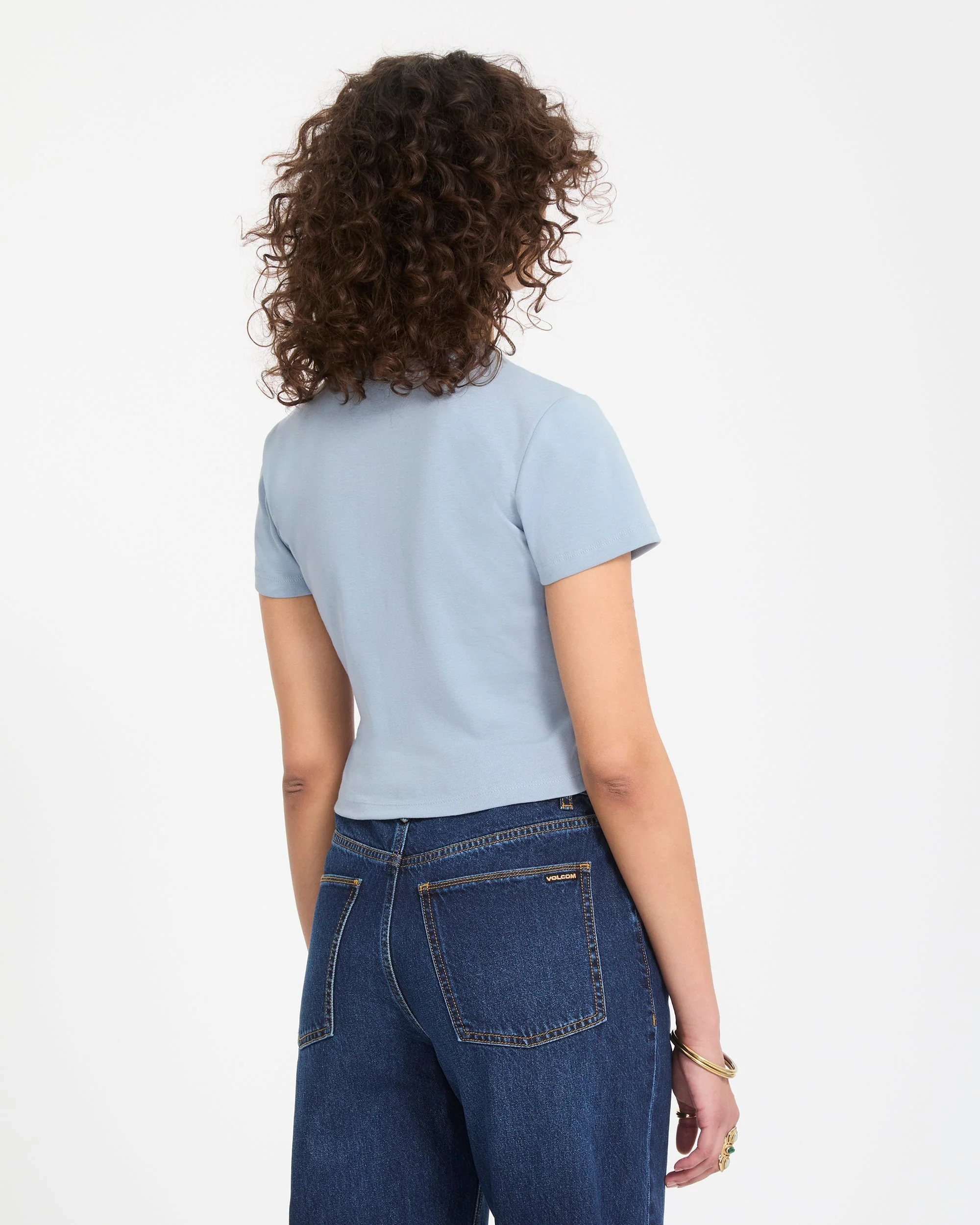As If Baby Crop-Top - Cali Blue - Image 2