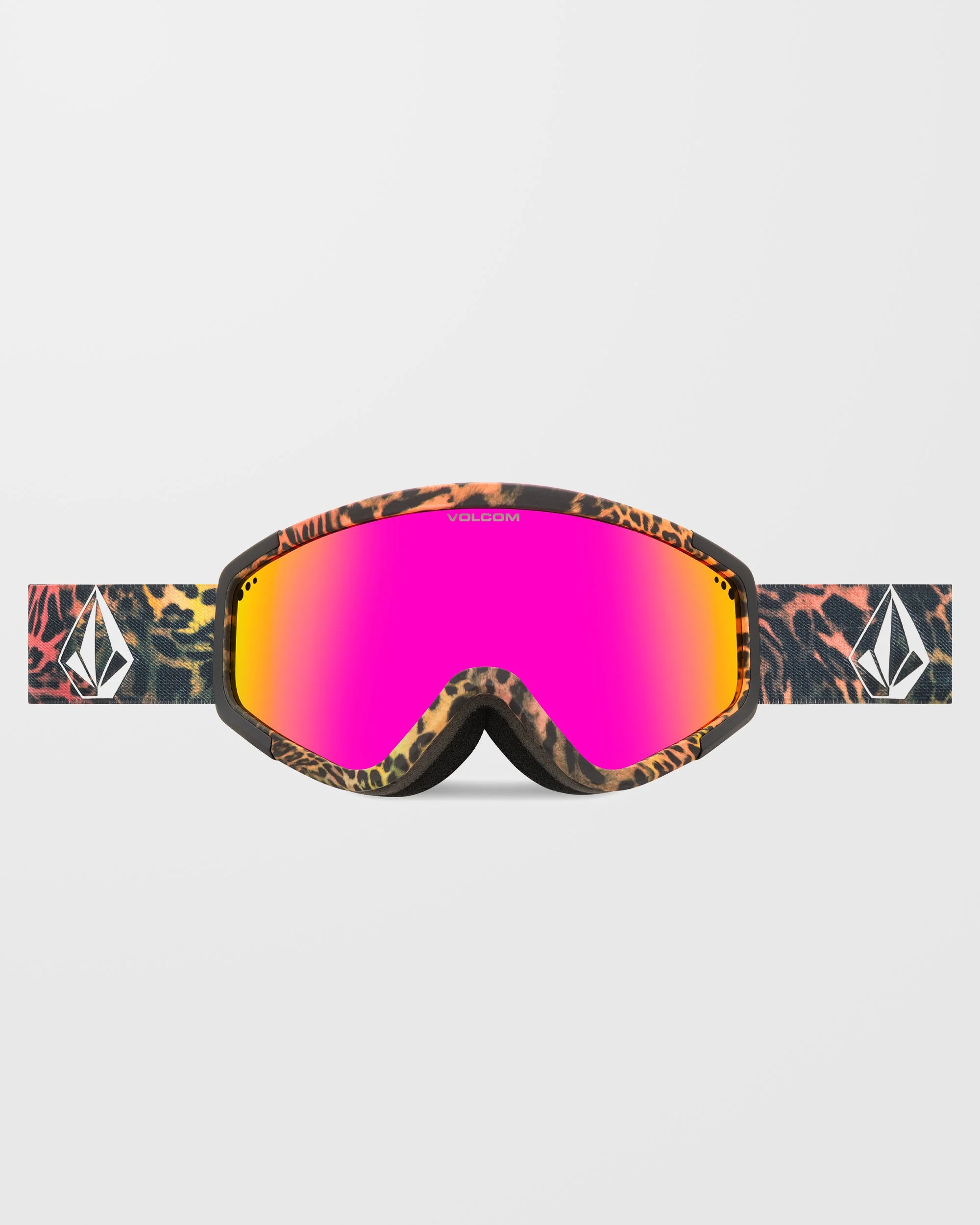 Attunga Acid Leopard Goggle (+Bonus Brillenglas - Rose) - Pink Chrome - Image 2