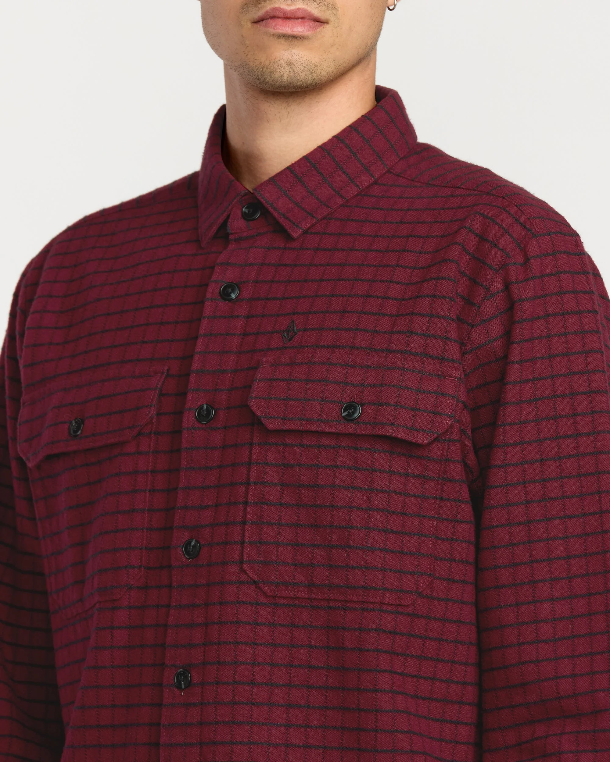 Augustone Hemd - Merlot - Image 3