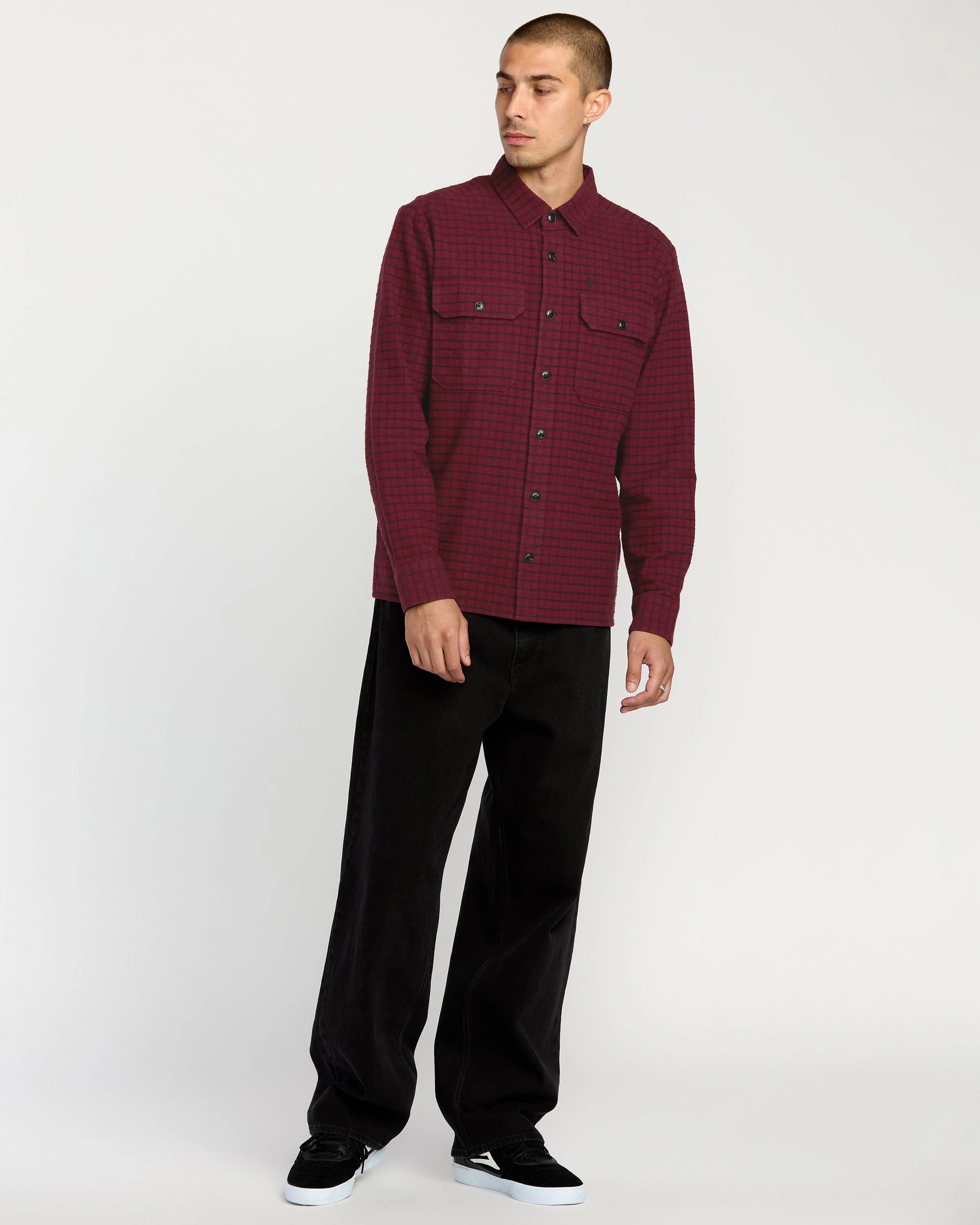 Augustone Hemd - Merlot - Image 4