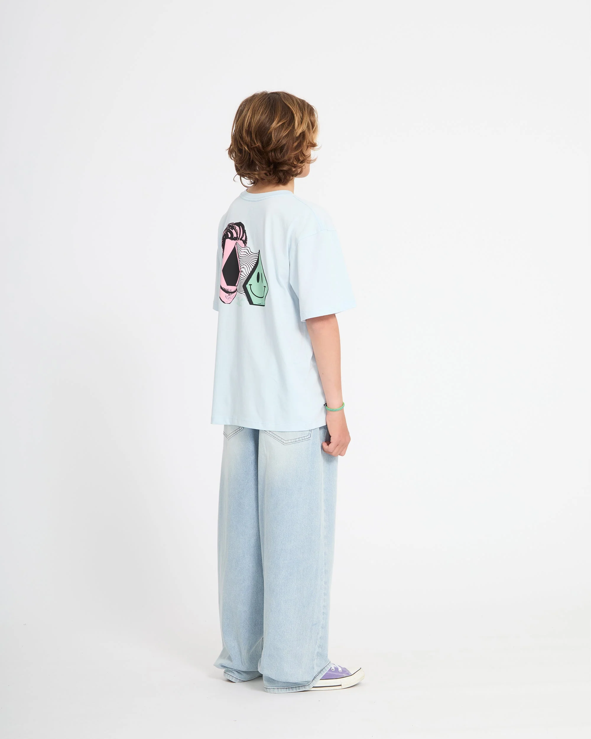 Aura T-Shirt - Light Blue Acid - (KINDER) - Image 8