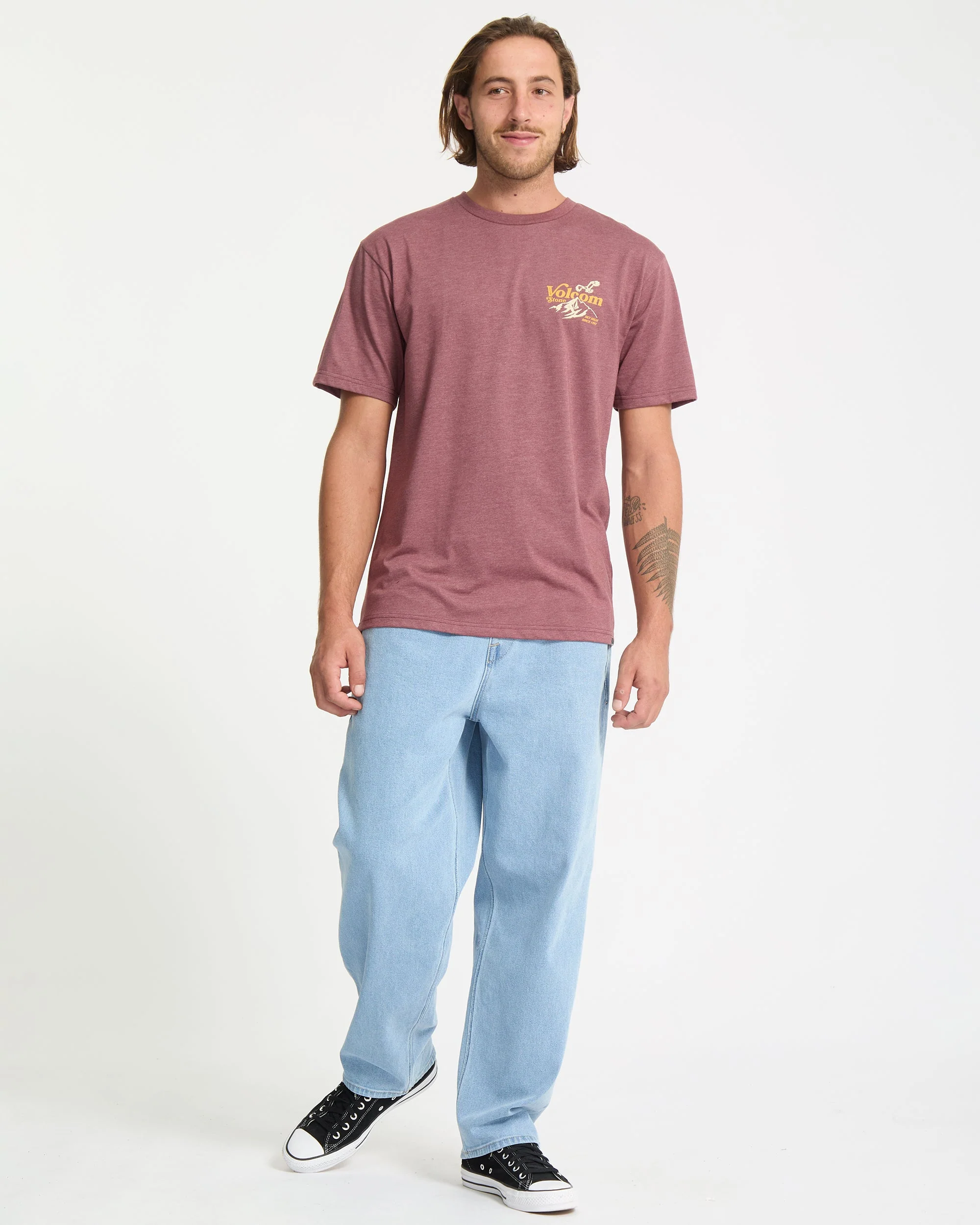 Back Country T-Shirt - Merlot - Image 6