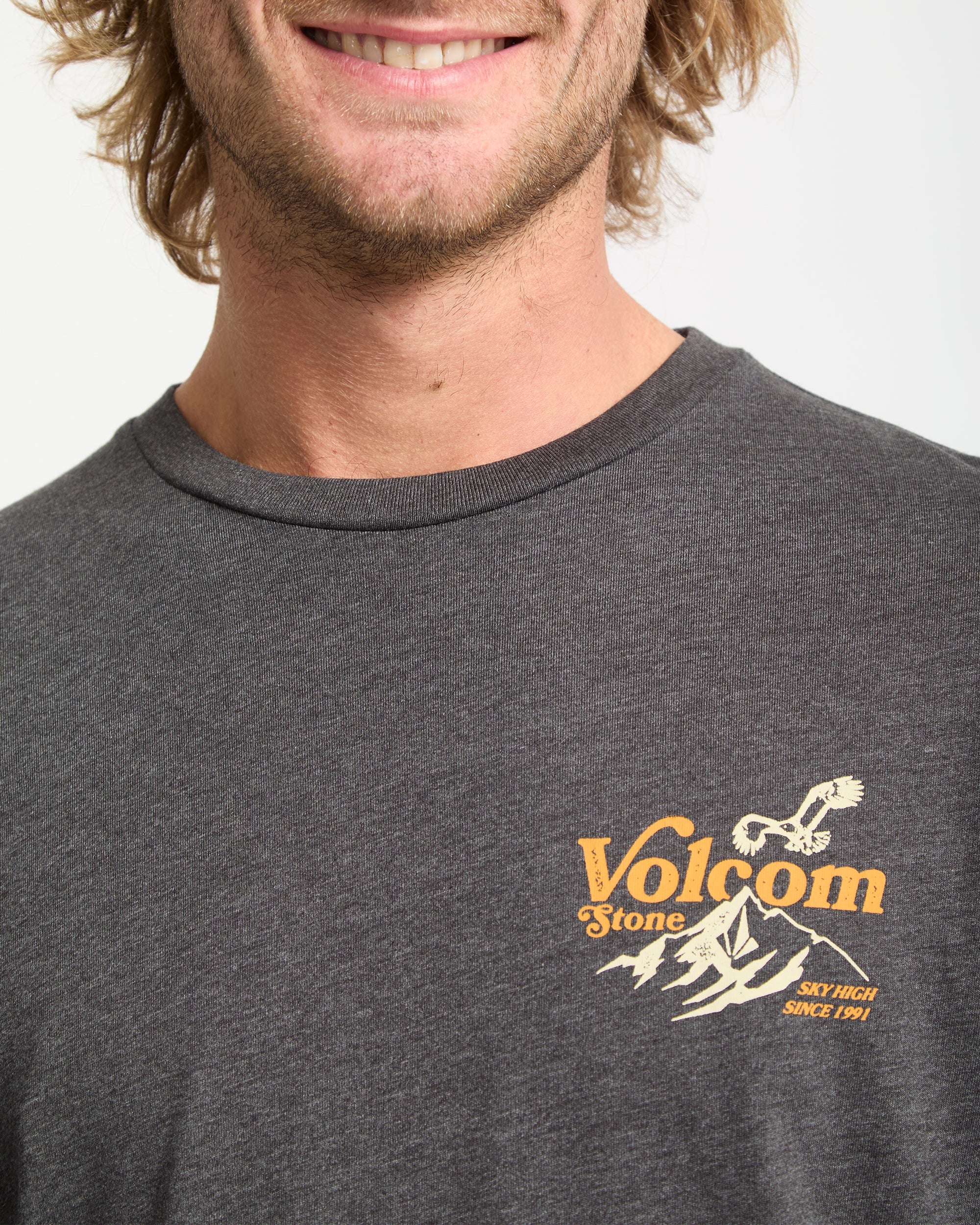 Back Country T-Shirt - Heather Black - Image 3