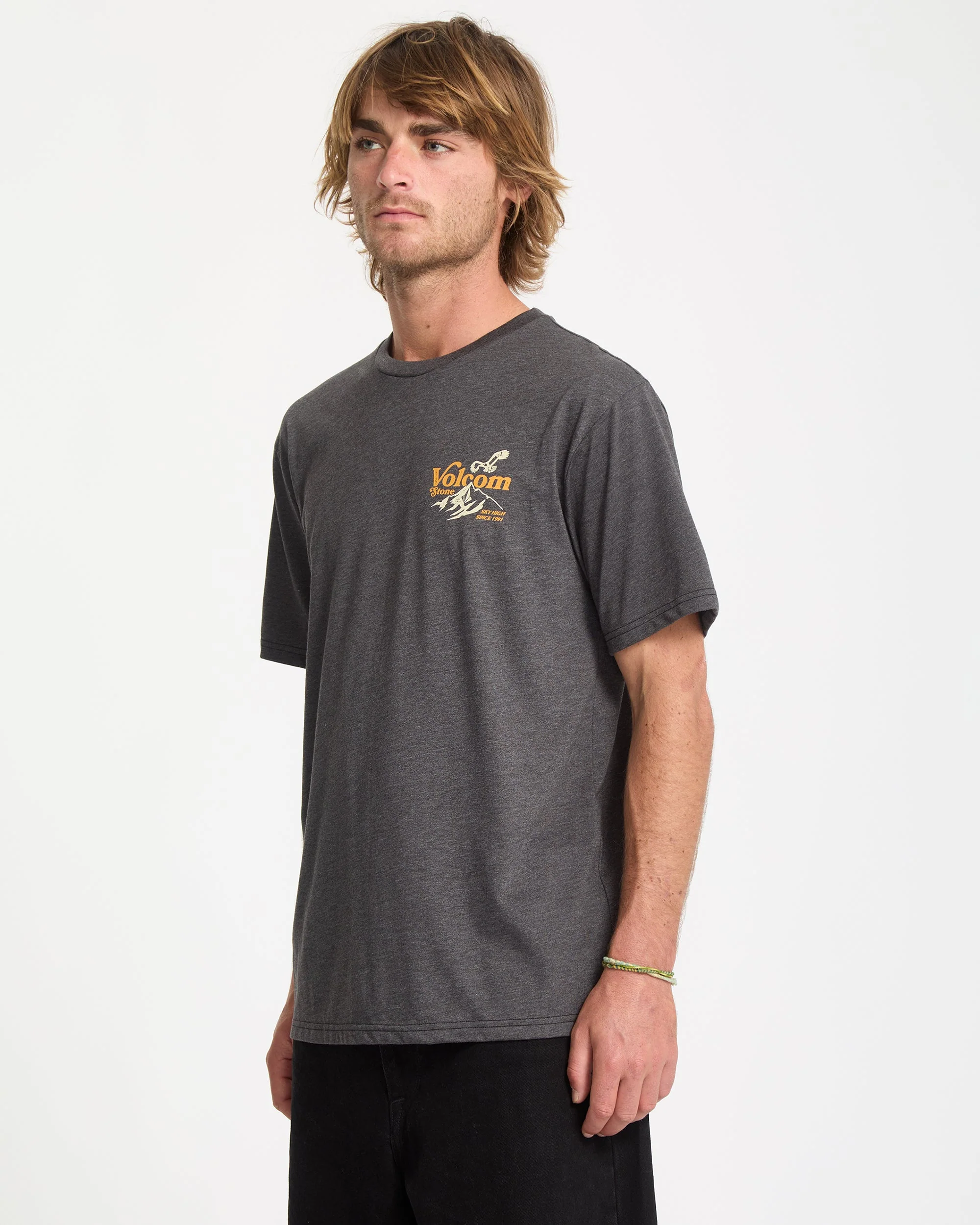 Back Country T-Shirt - Heather Black - Image 7