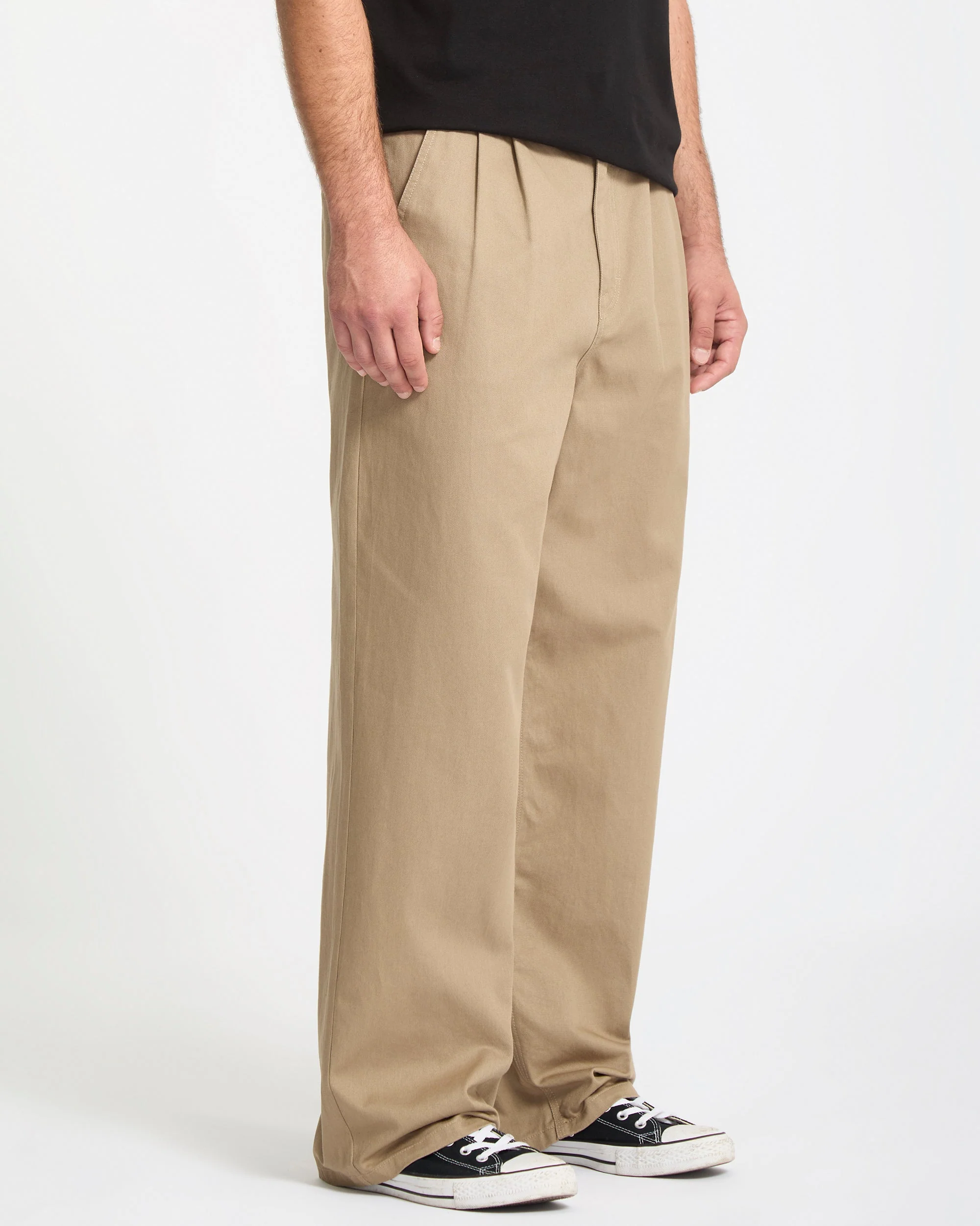 Baggos Bundfaltenhose - Khaki - Image 7
