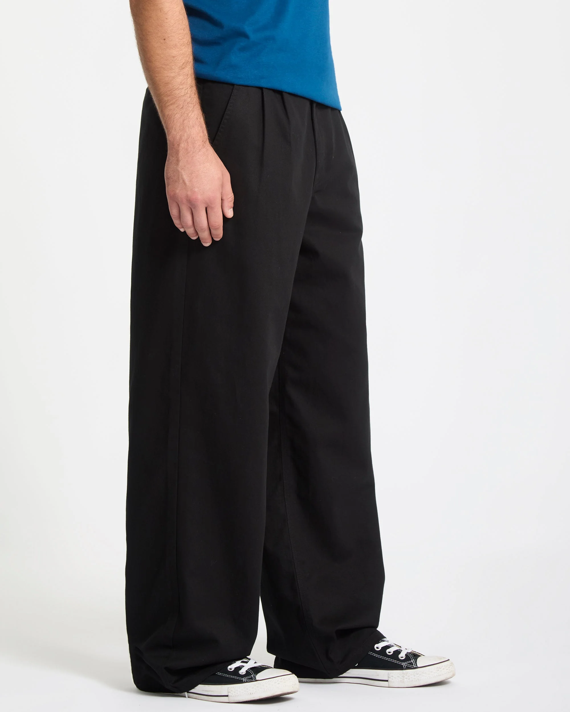 Baggos Pleat Hose - Black - Image 8