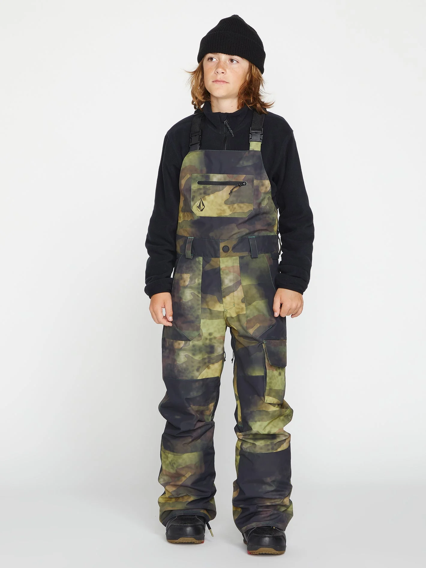 Barkley Insulated Bib Overall - Camouflage - (Kids) - Image 5
