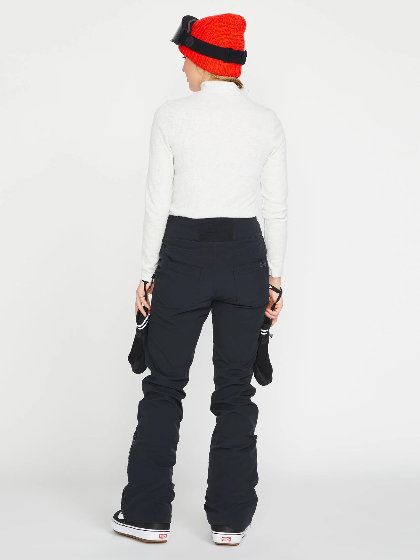 Battle Stretch High Rise Trousers - Black - Image 2