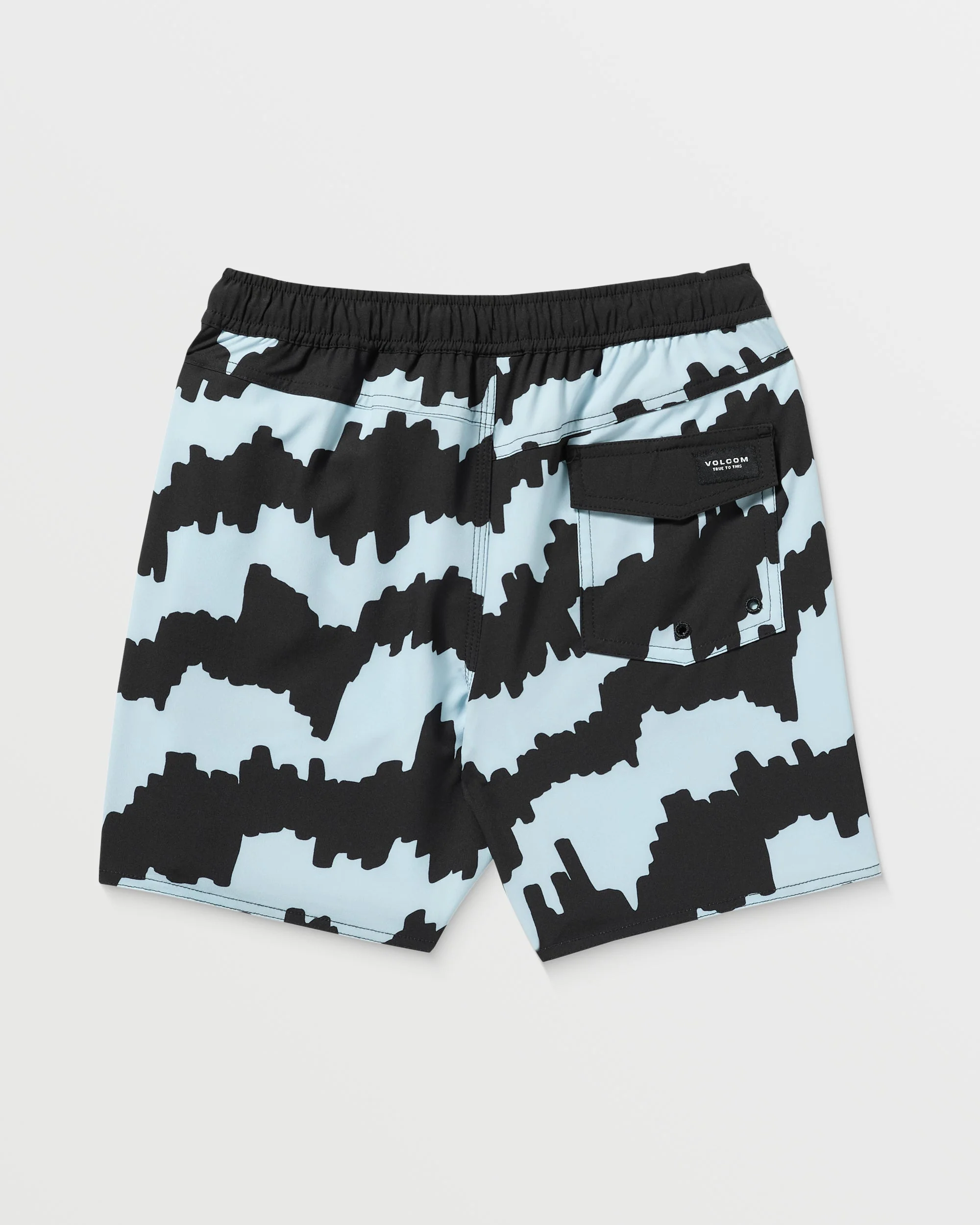 Lido Print Trunk Boardshorts - ICE BLUE - (KINDER) - Image 2