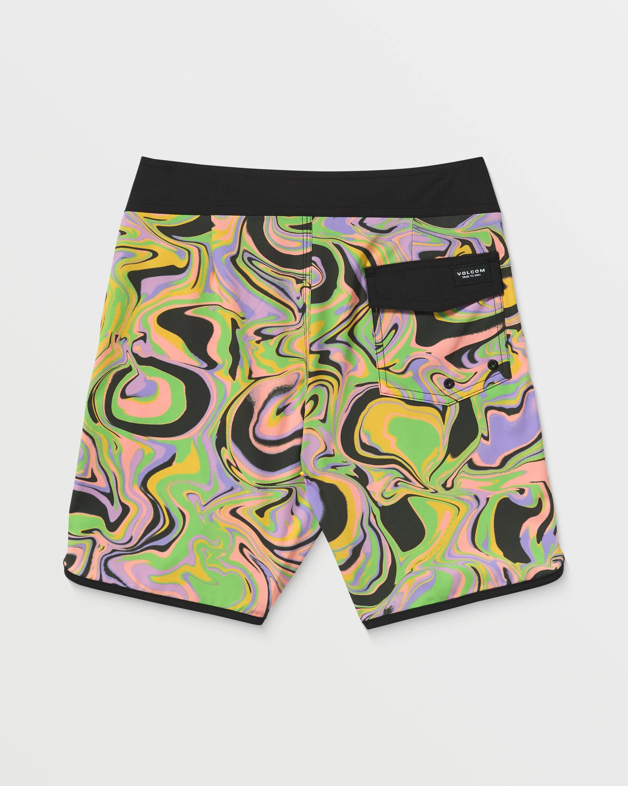 Mod Infuse Scallop Boardshorts - STEEL GREY - (KINDER) - Image 2