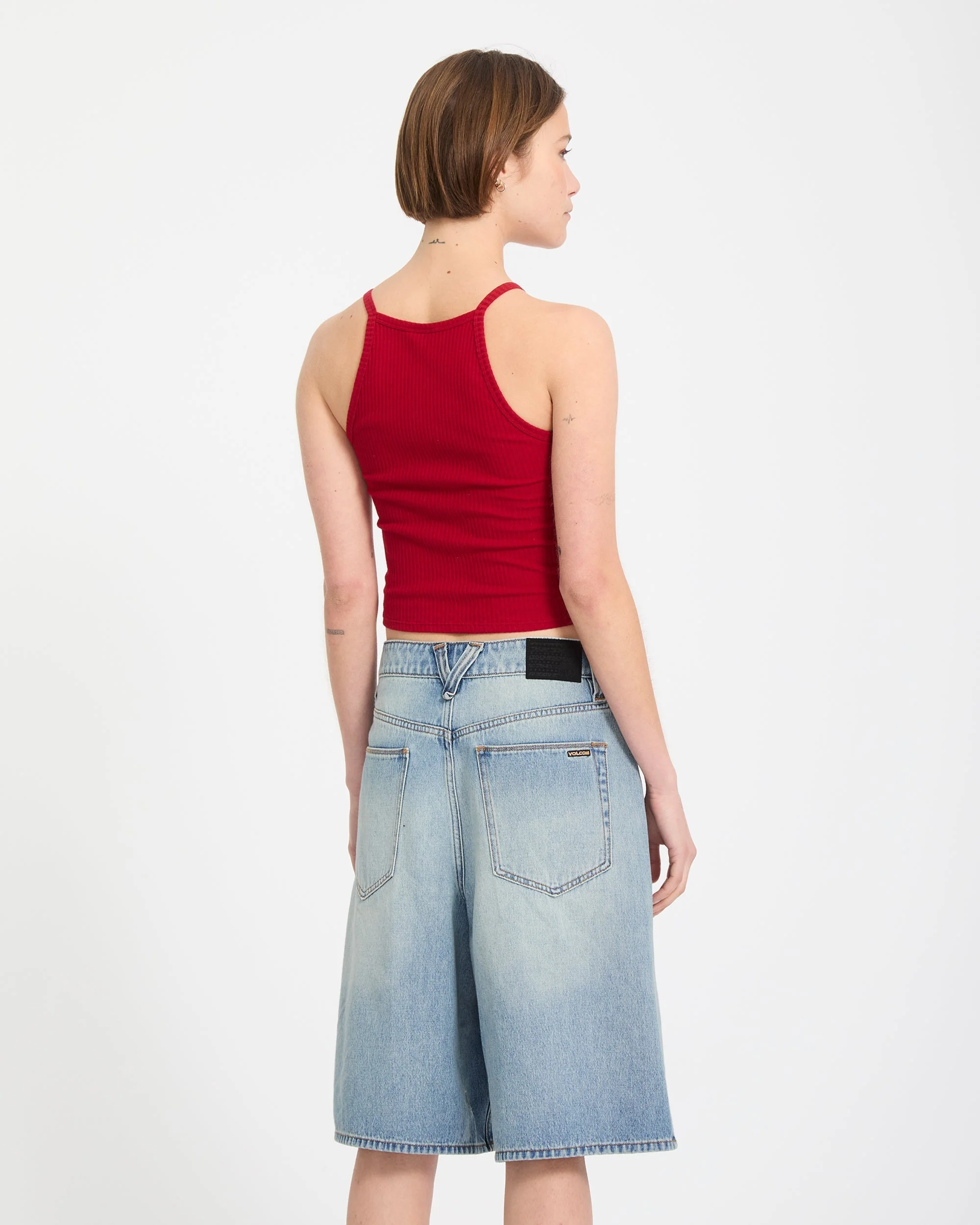 Beeggy Denim-Shorts - Dusty Blue Wash - Image 12