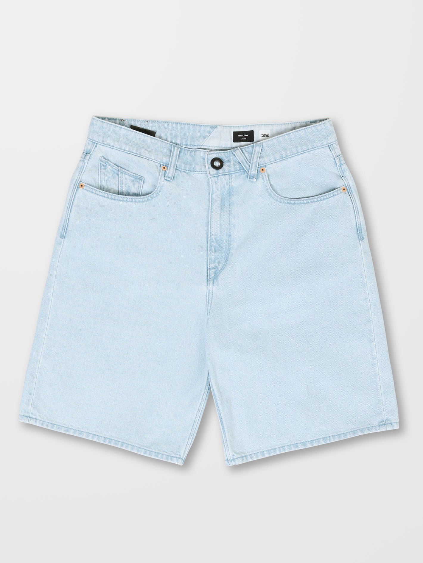 Billow Denim Shorts - LIGHT BLUE - Image 3