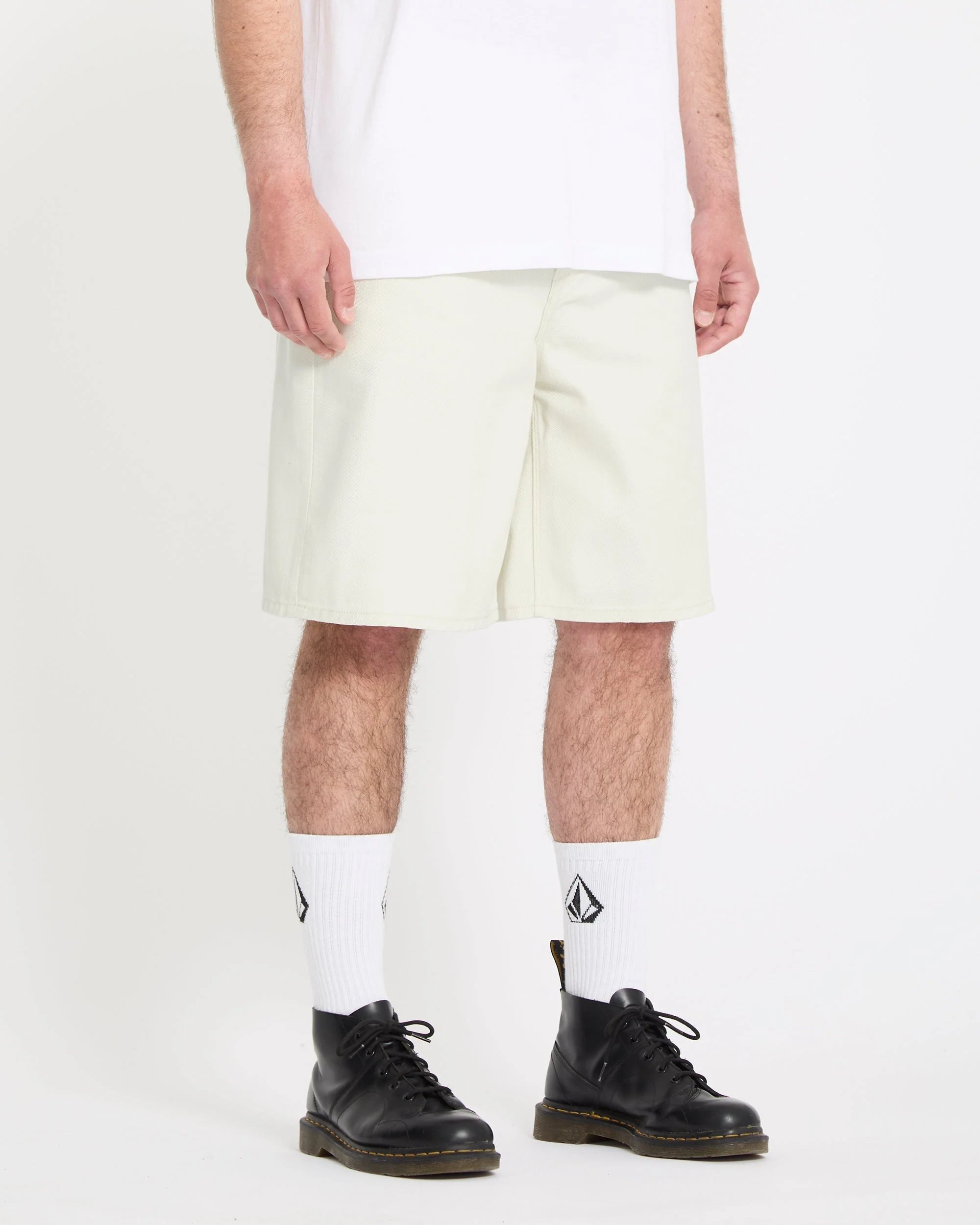 Billow 22" Jeansshorts - Dirty White - Image 5