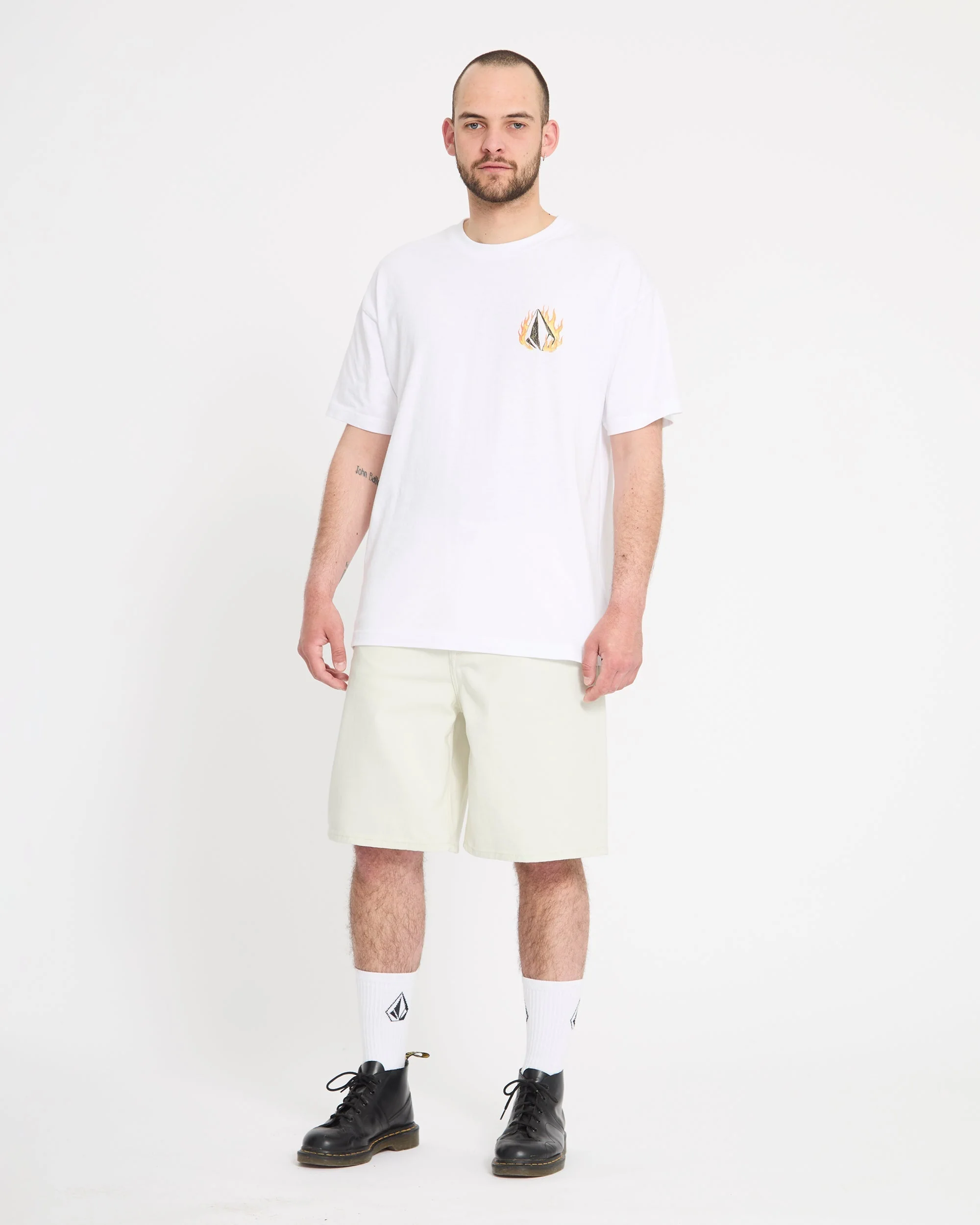 Billow 22" Jeansshorts - Dirty White - Image 7