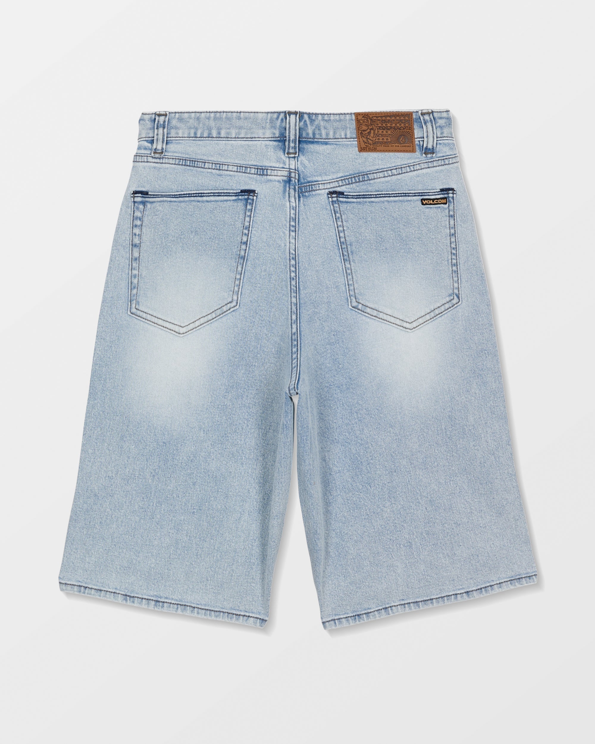 Billow Denim Shorts - Desert Dirt Indigo - (KINDER) - Image 4