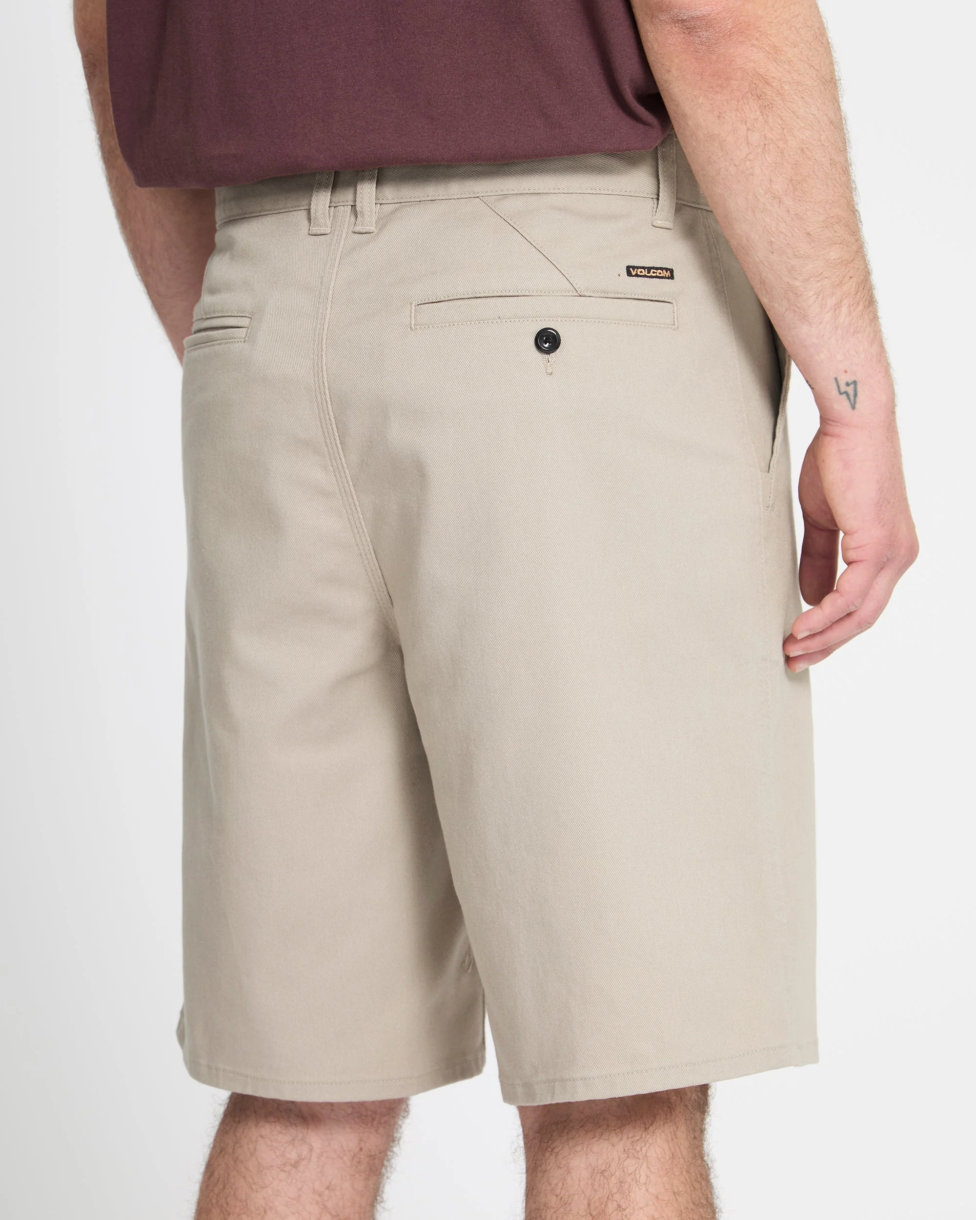 Billow 22" Shorts - Light Khaki - Image 4