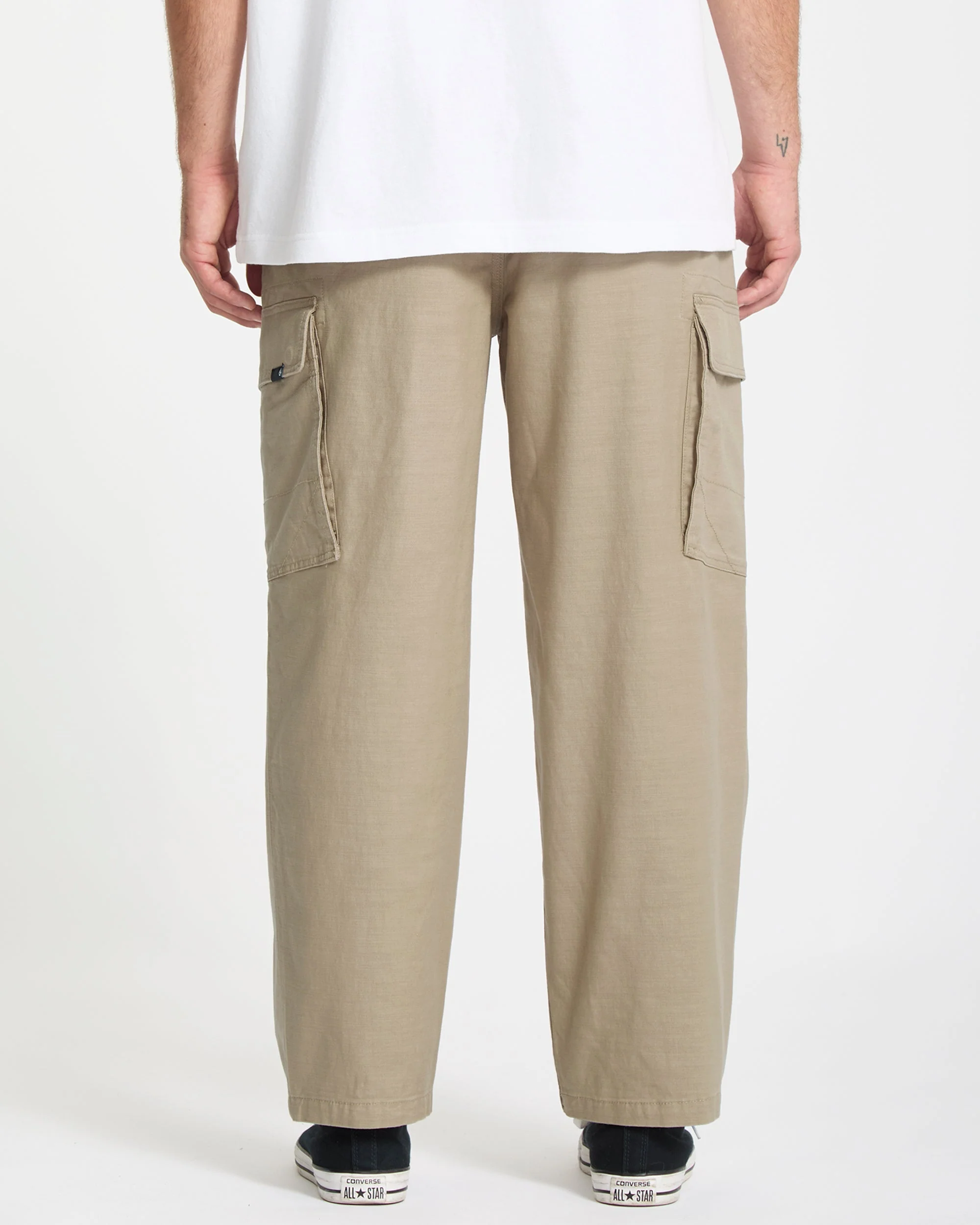 Billow Tapered Cargo-Hose - Khaki - Image 2