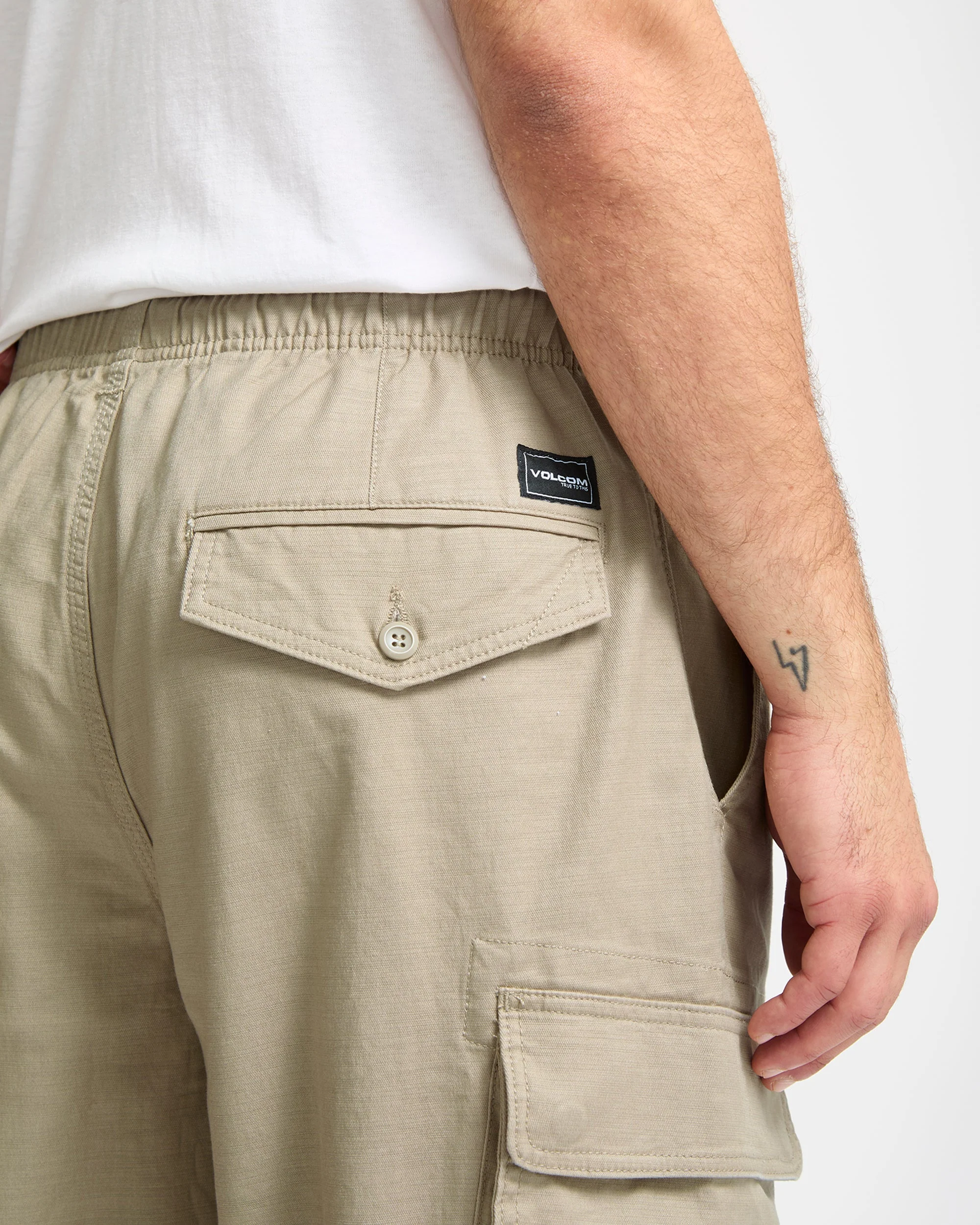 Billow Tapered Cargo-Hose - Khaki - Image 3