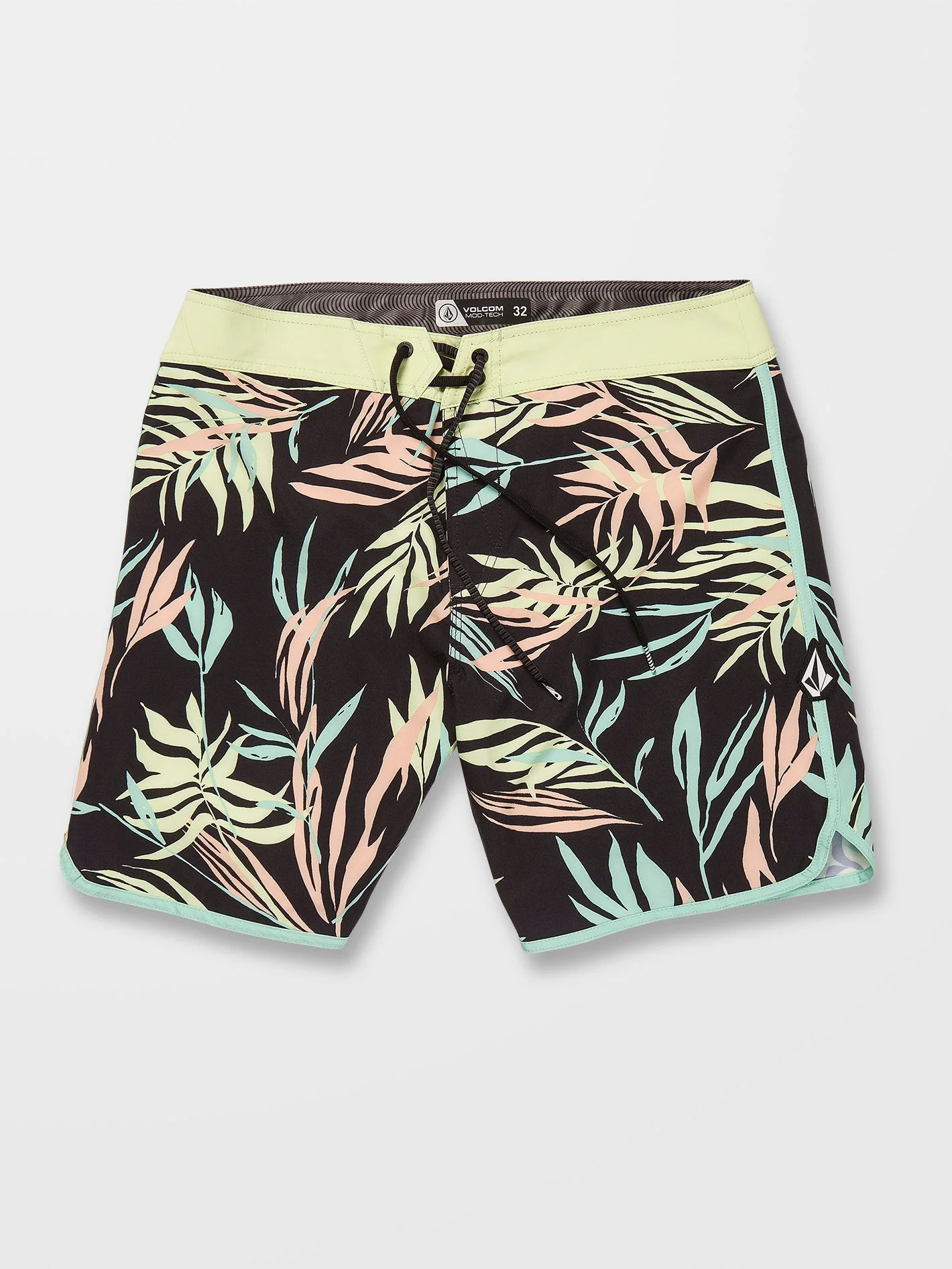 Bleeding Leaf Mod 18" Badeshorts - BLACK - Image 7