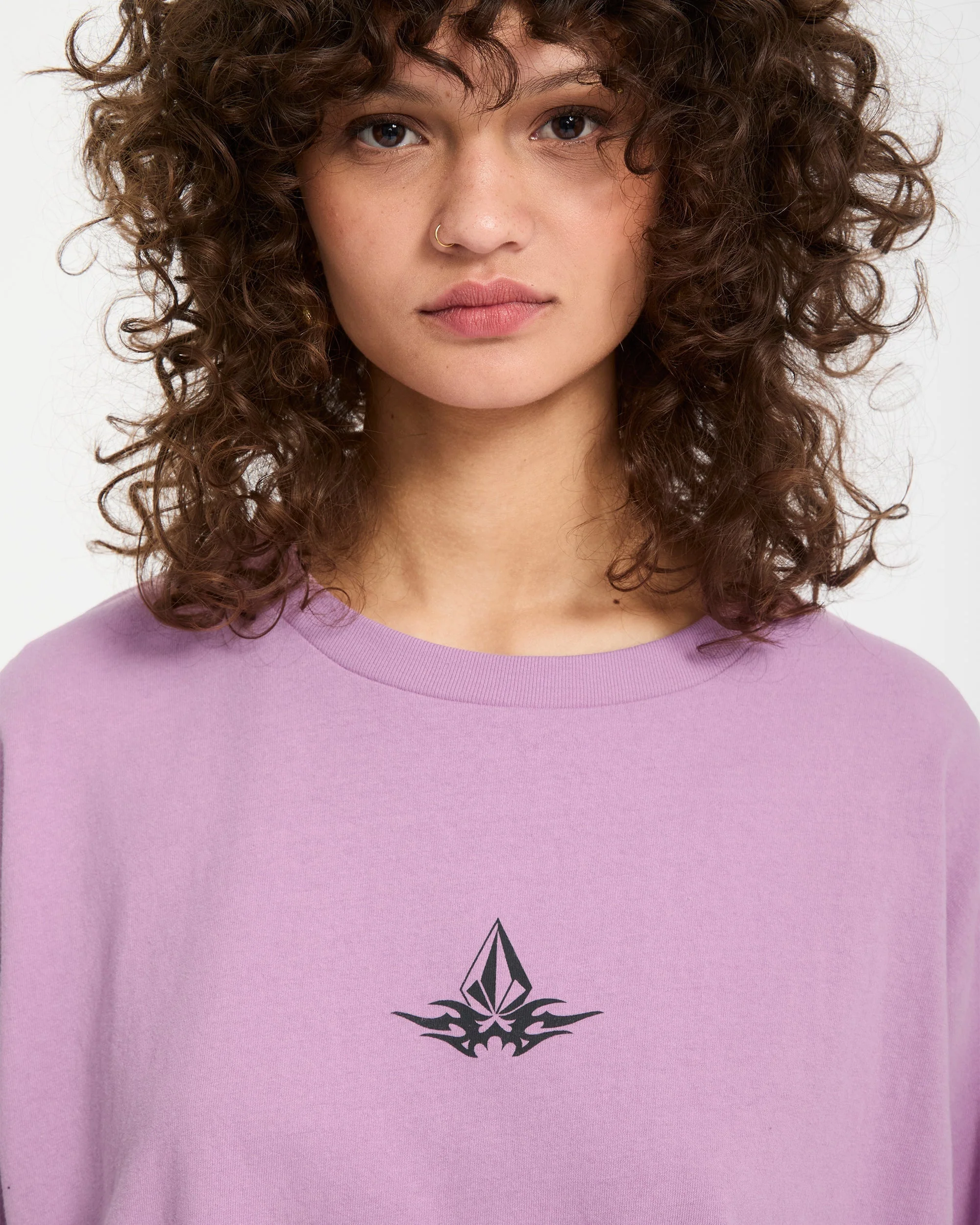 Bliss T-Shirt - Dusty Lavender - Image 4