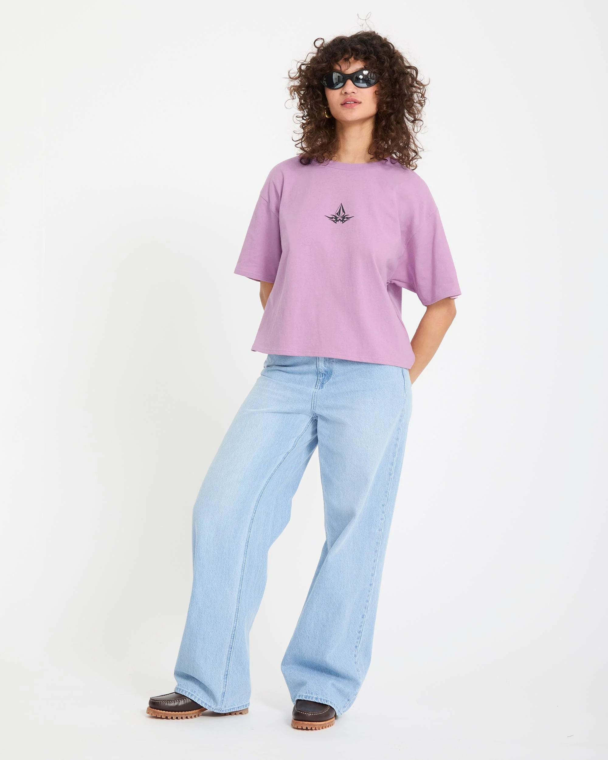 Bliss T-Shirt - Dusty Lavender - Image 5