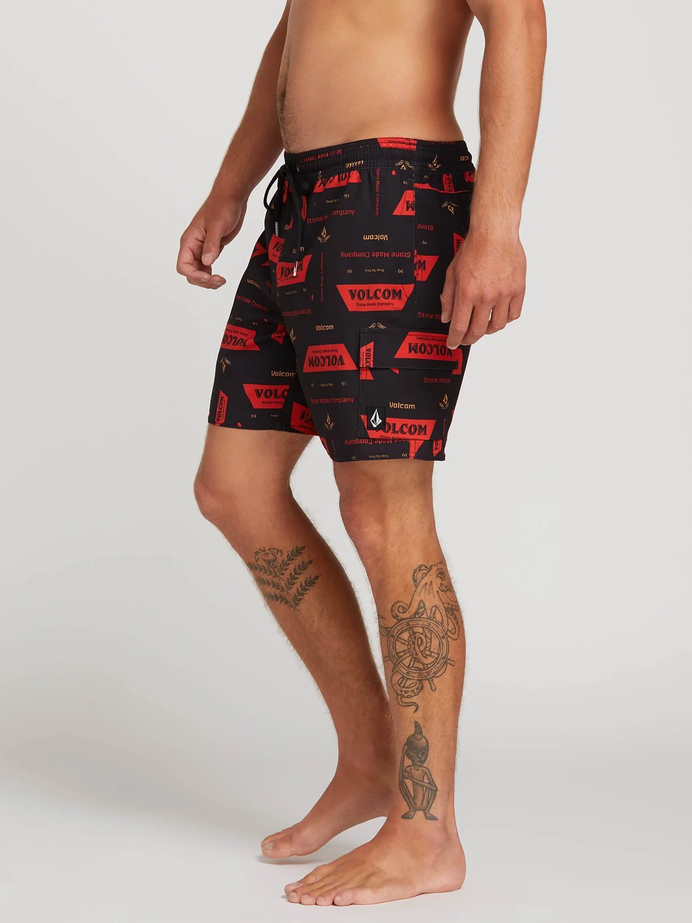 Boardshort True Trunks 17" - Black - Image 3