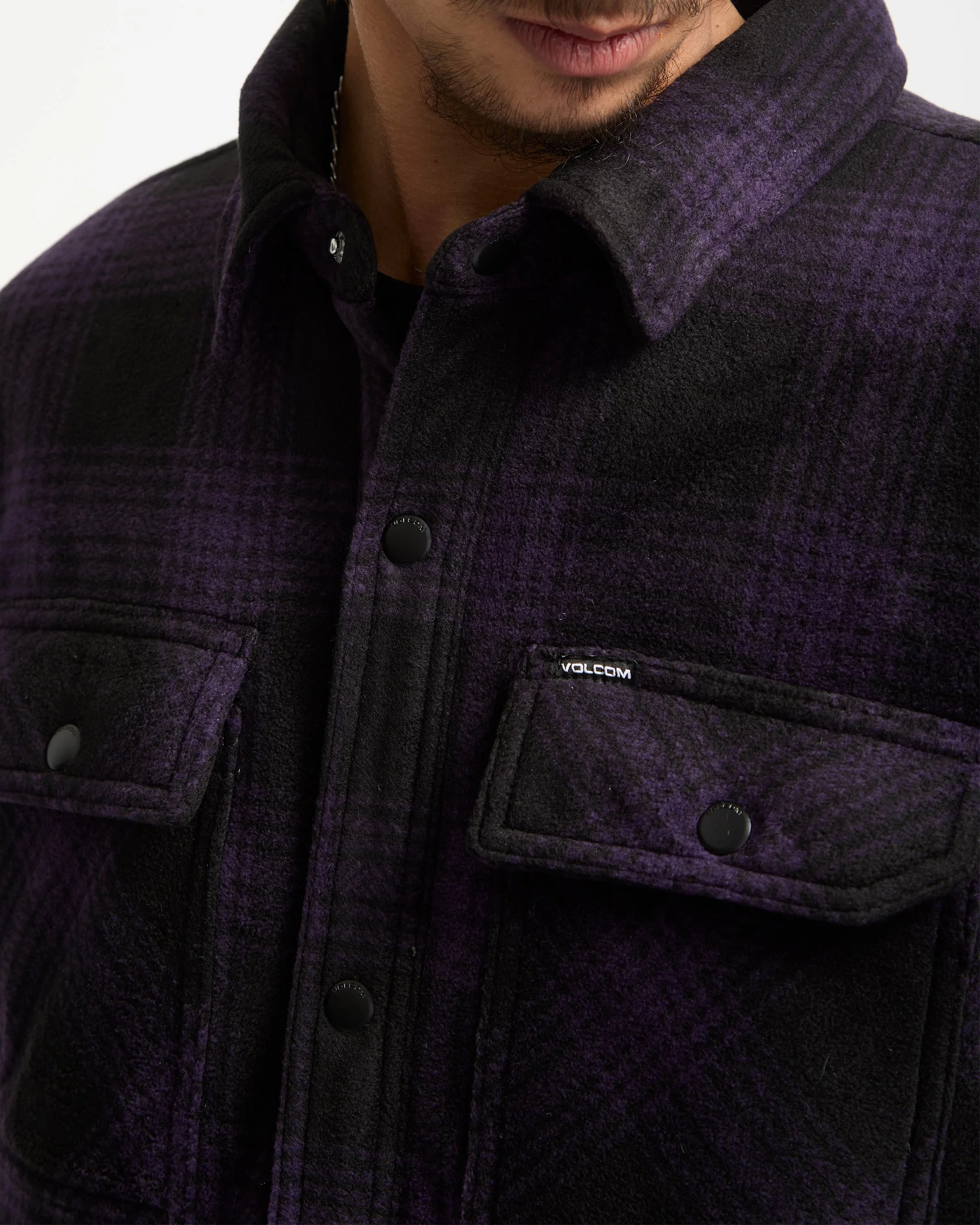 Bowered Hemdjacke - Dark Purple - Image 3