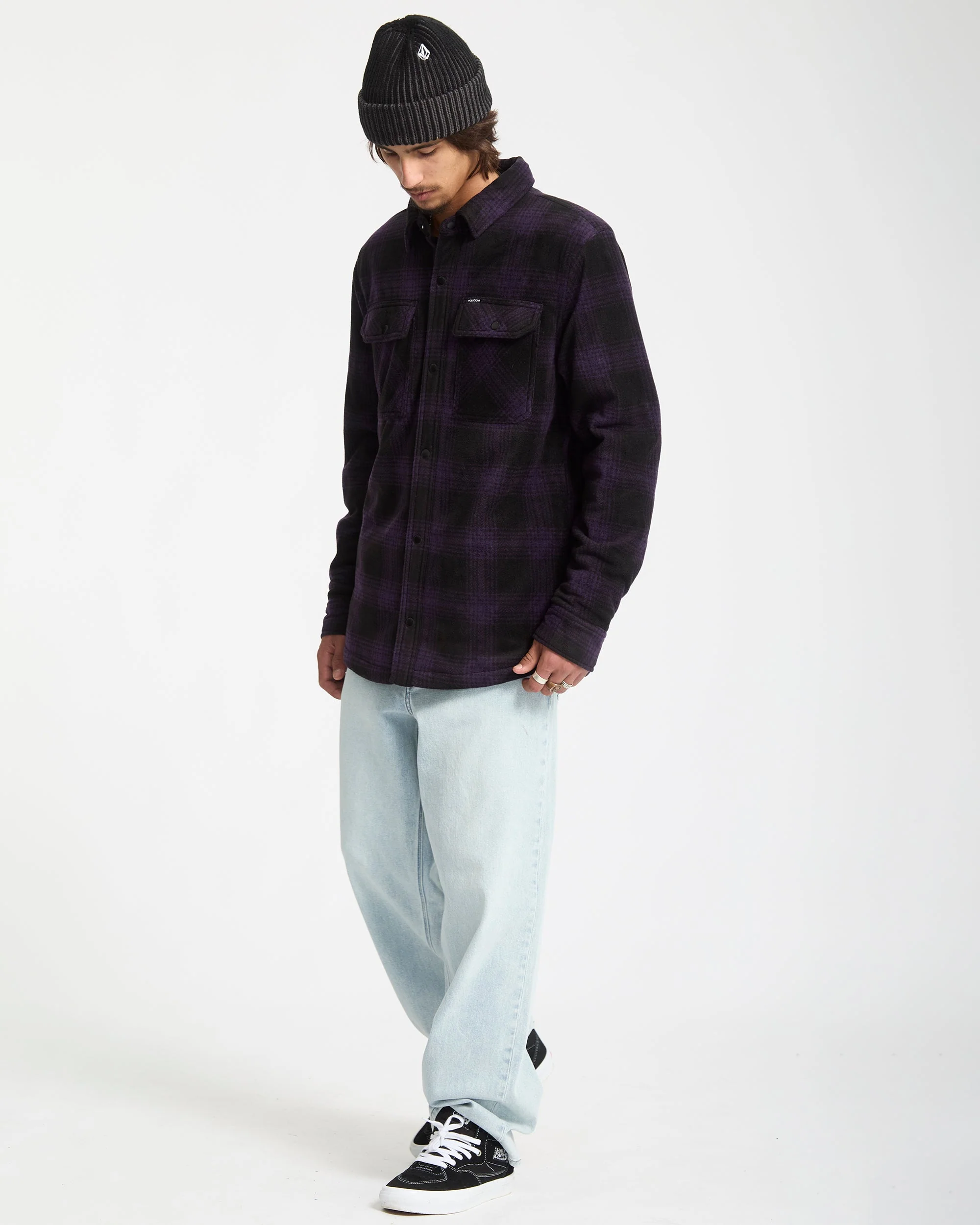 Bowered Hemdjacke - Dark Purple - Image 4