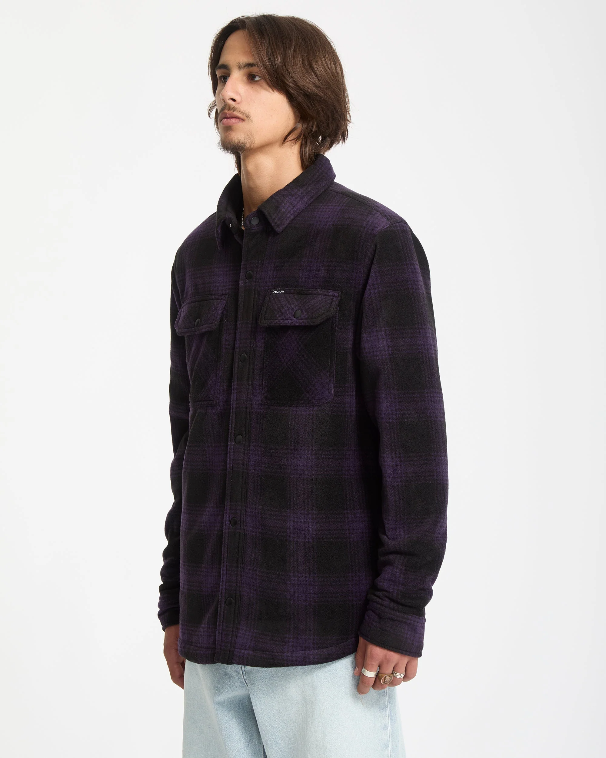 Bowered Hemdjacke - Dark Purple - Image 8