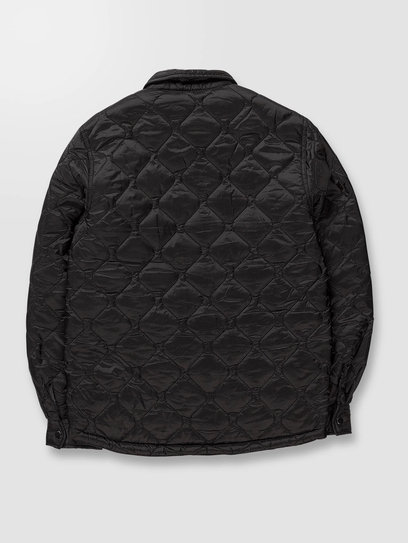 Bowered Plus Fleece Over-Shirt - BLACK - Image 7