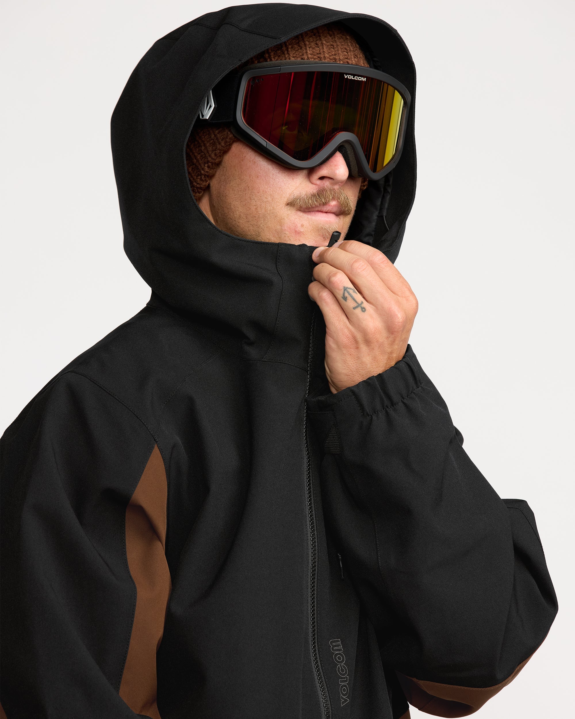 Brighton Full Zip Jacke - Brown - Image 5