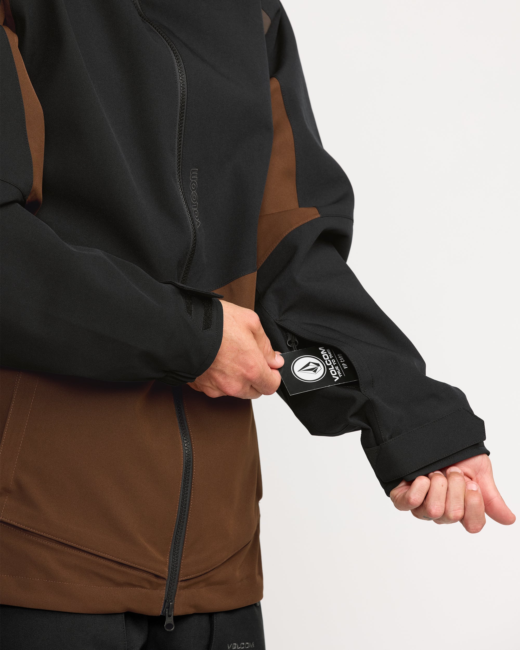 Brighton Full Zip Jacke - Brown - Image 7