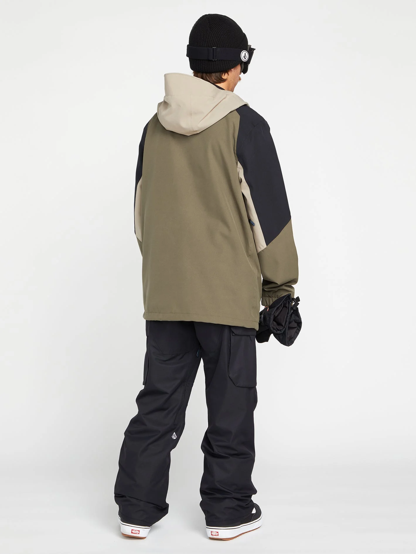 Brighton Pullover Jacket - Dark Khaki - Image 2