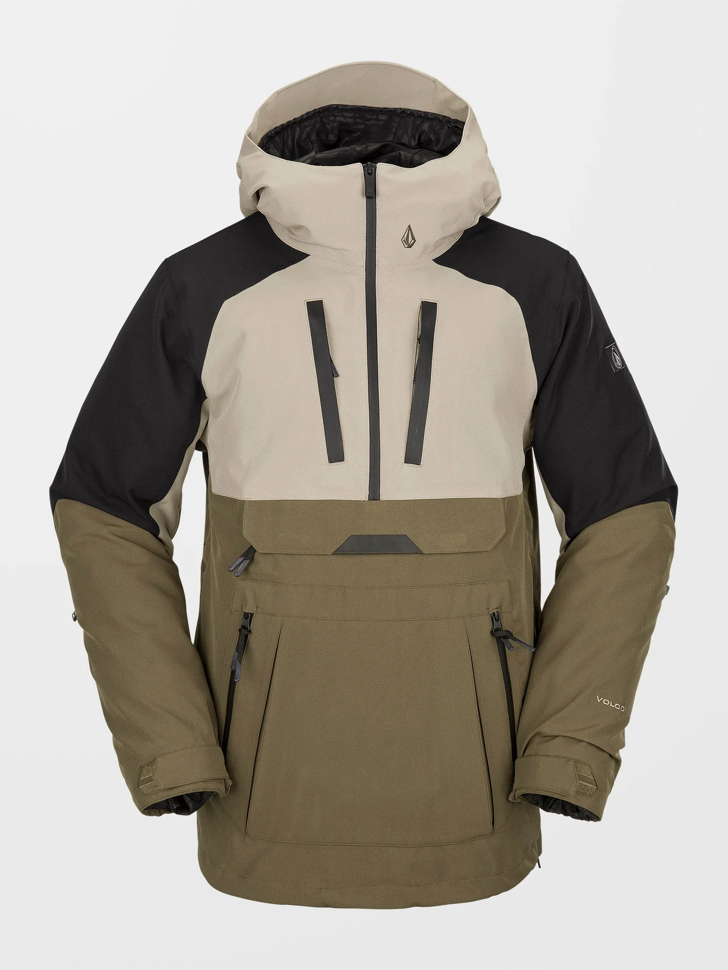 Brighton Pullover Jacket - Dark Khaki - Image 4