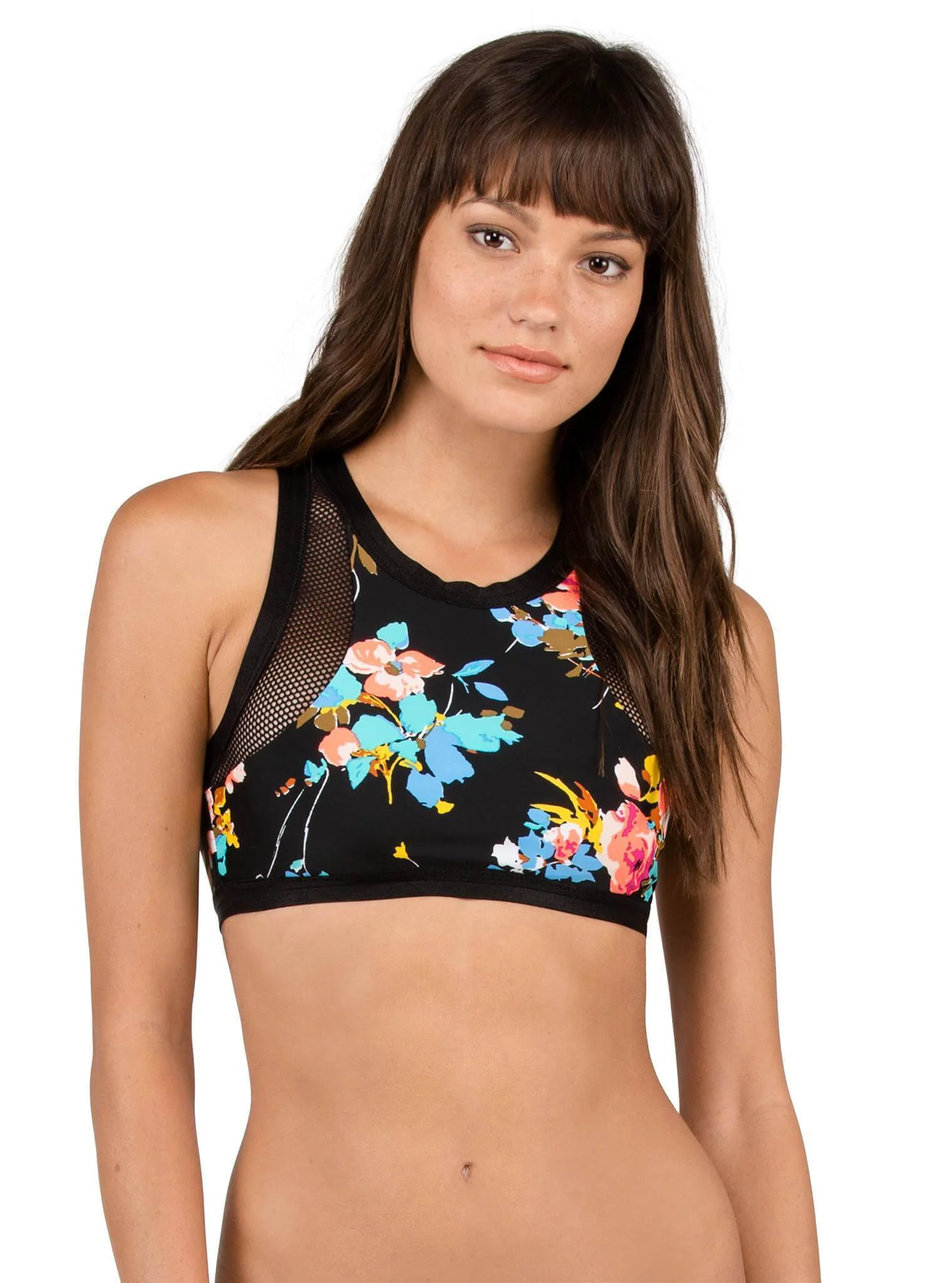 Buds Forever Crop Bikini Top - Black