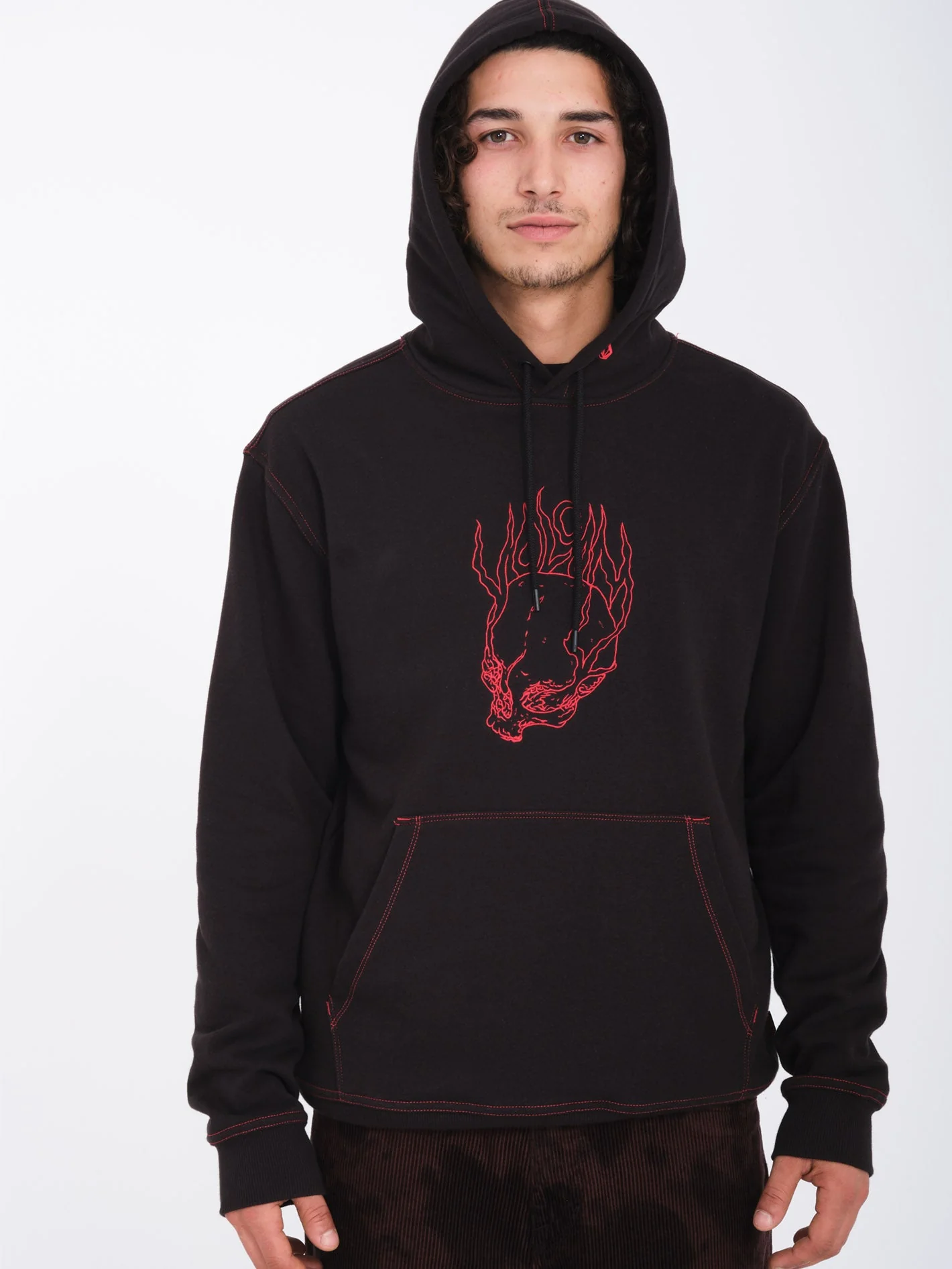 Burnher Kapuzenpullover - BLACK - Image 2