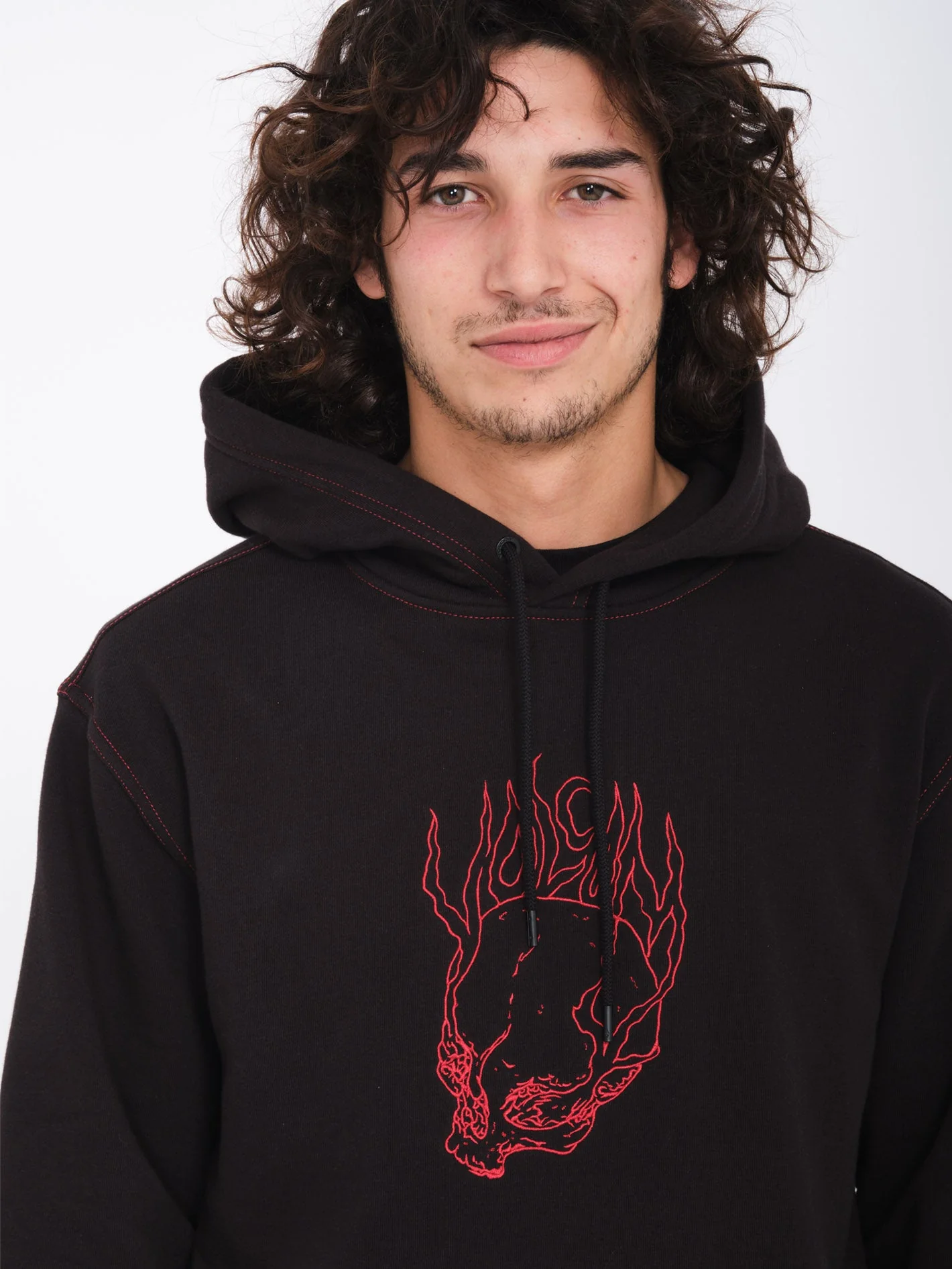 Burnher Kapuzenpullover - BLACK - Image 4
