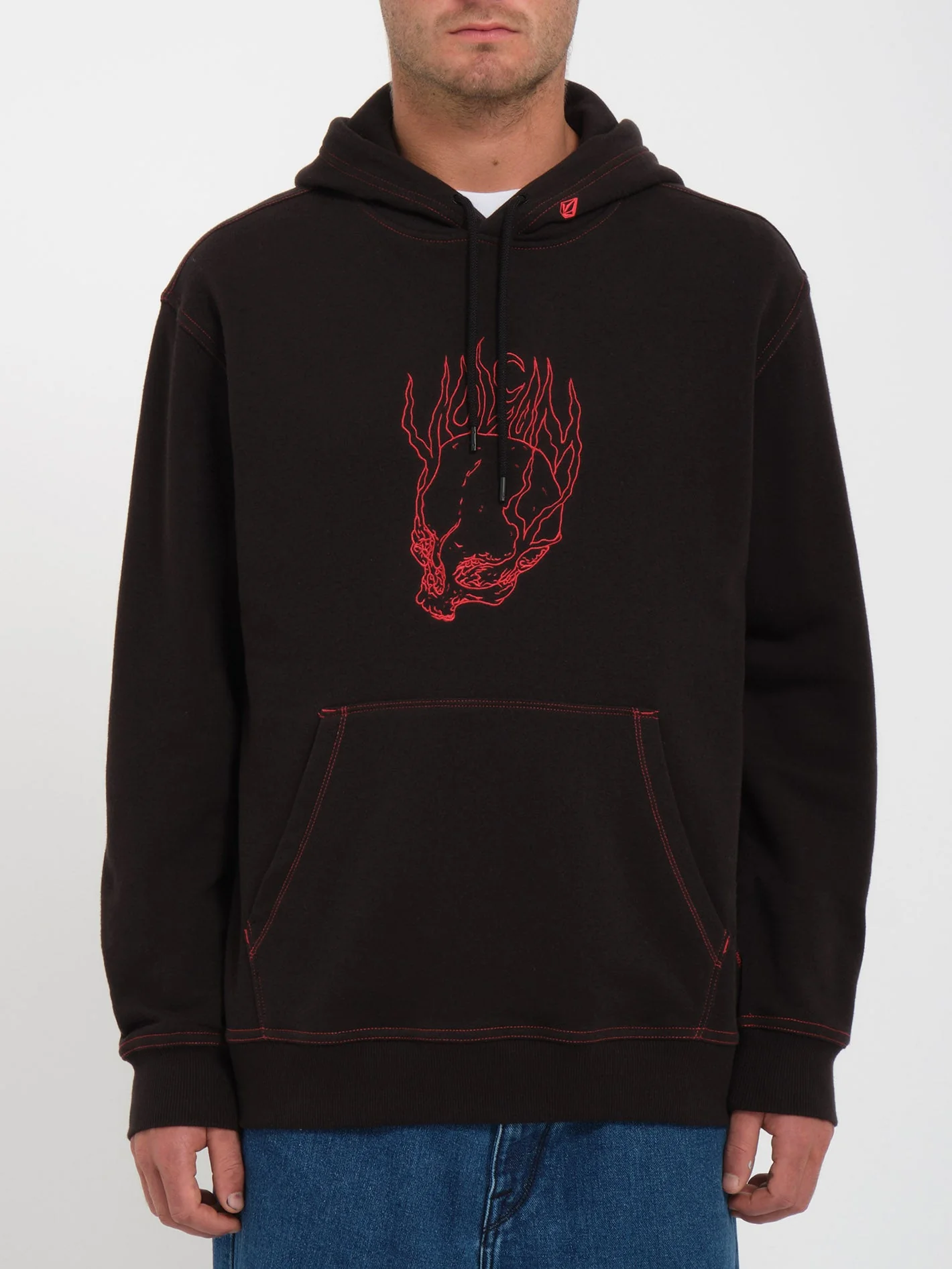 Burnher Kapuzenpullover - BLACK - Image 6
