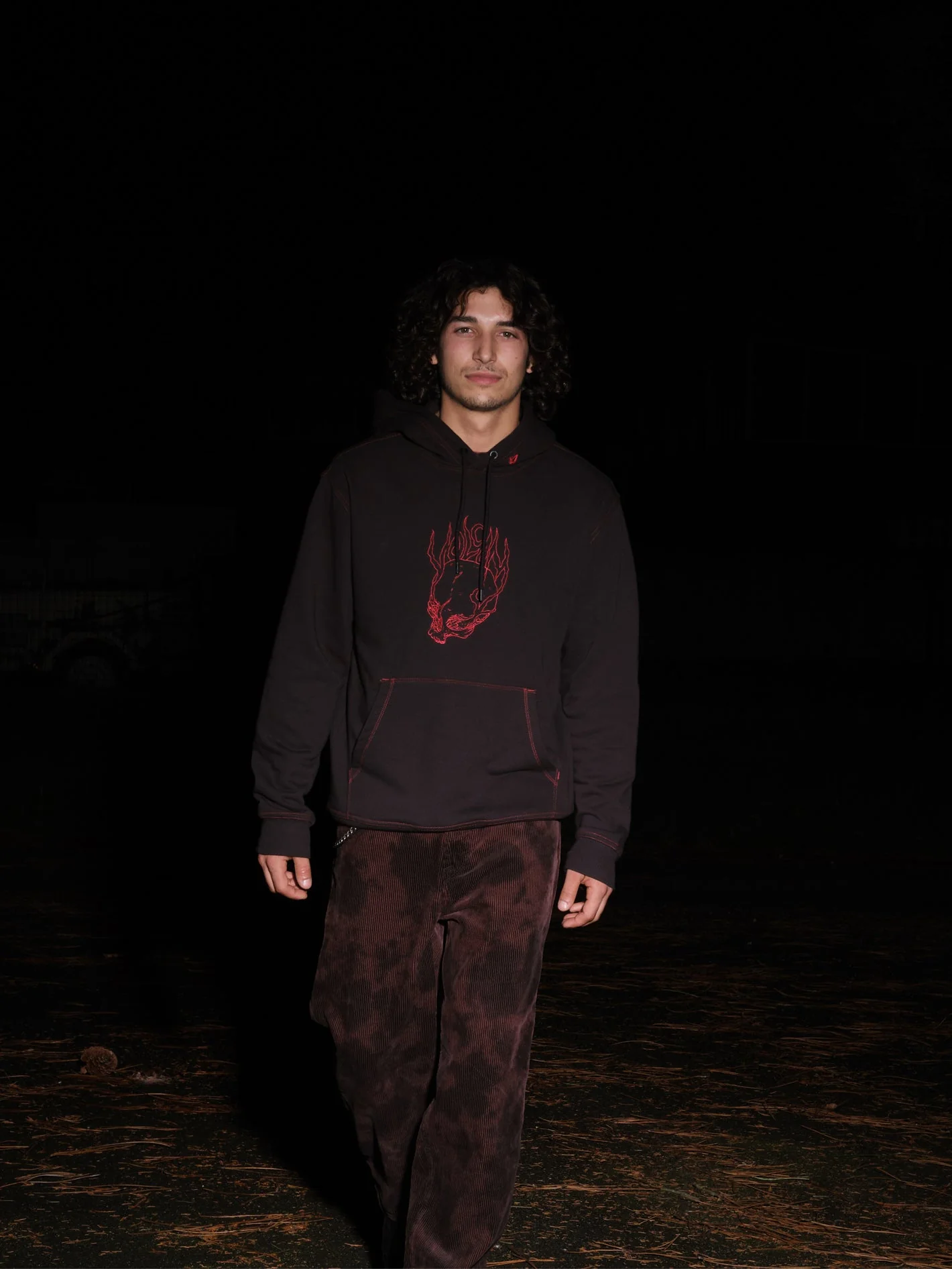 Burnher Kapuzenpullover - BLACK - Image 7